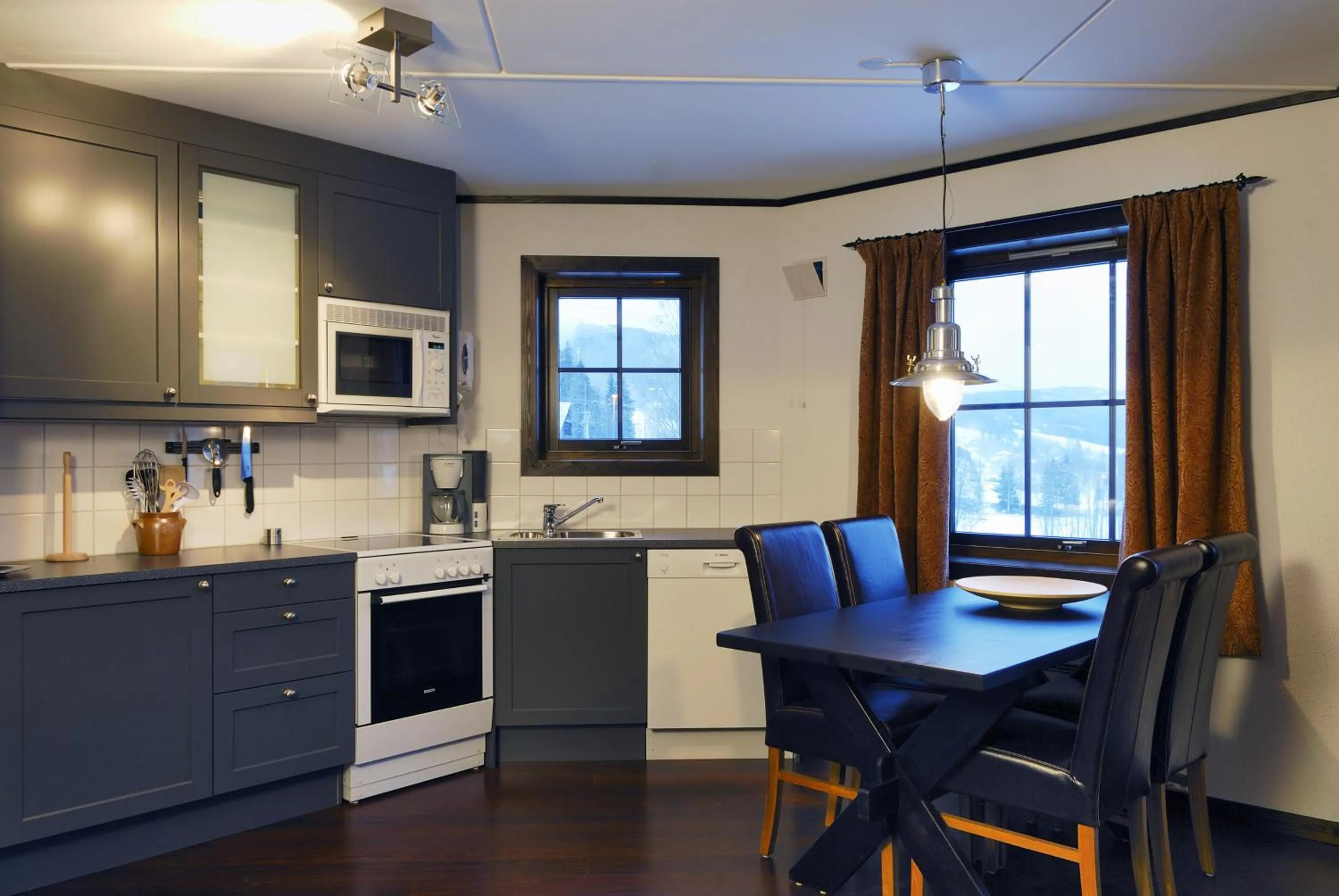 Kitchen or kitchenette in Alpin Apartments Solsiden