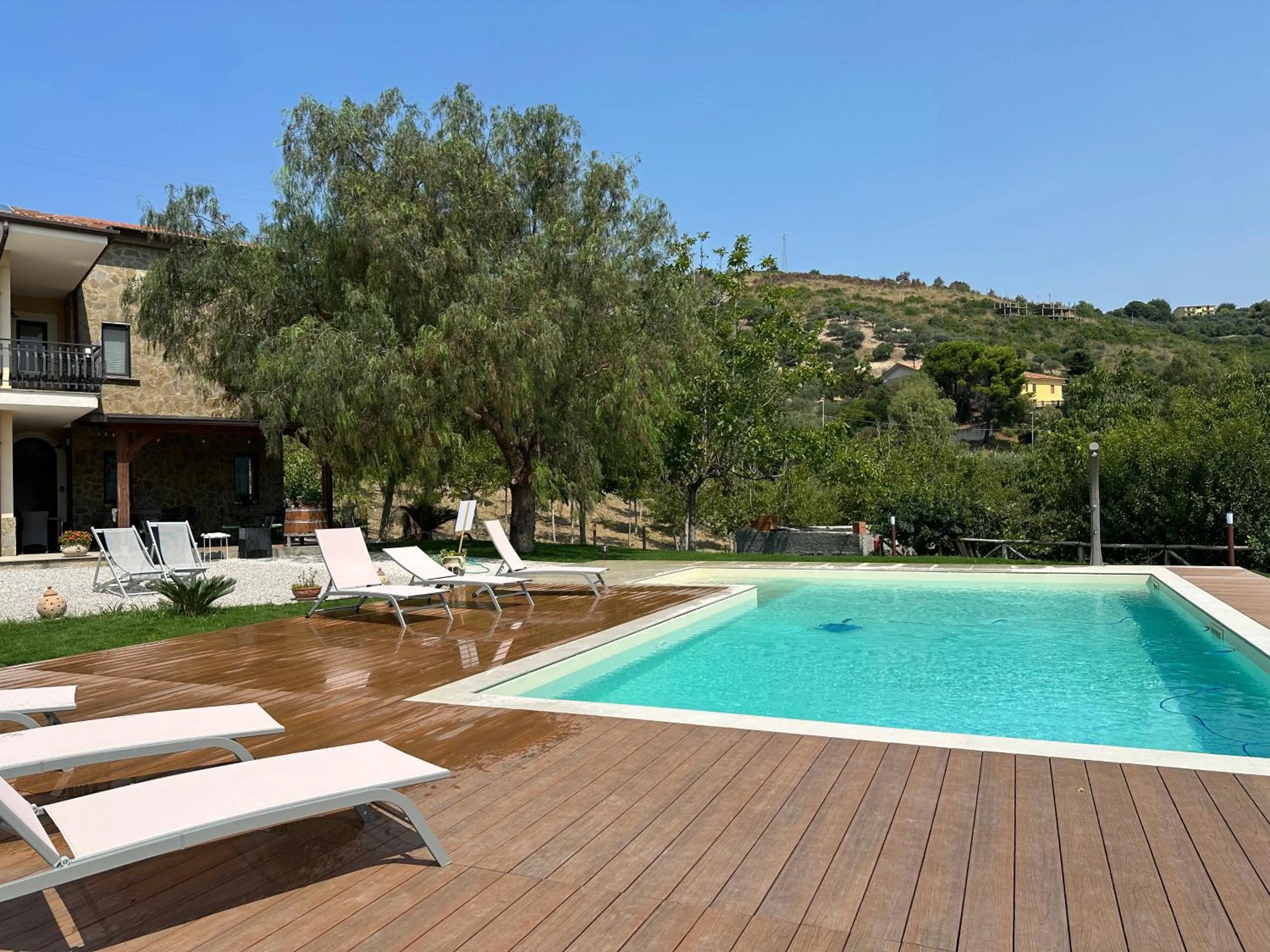 Swimming pool in Villa Le Torrette