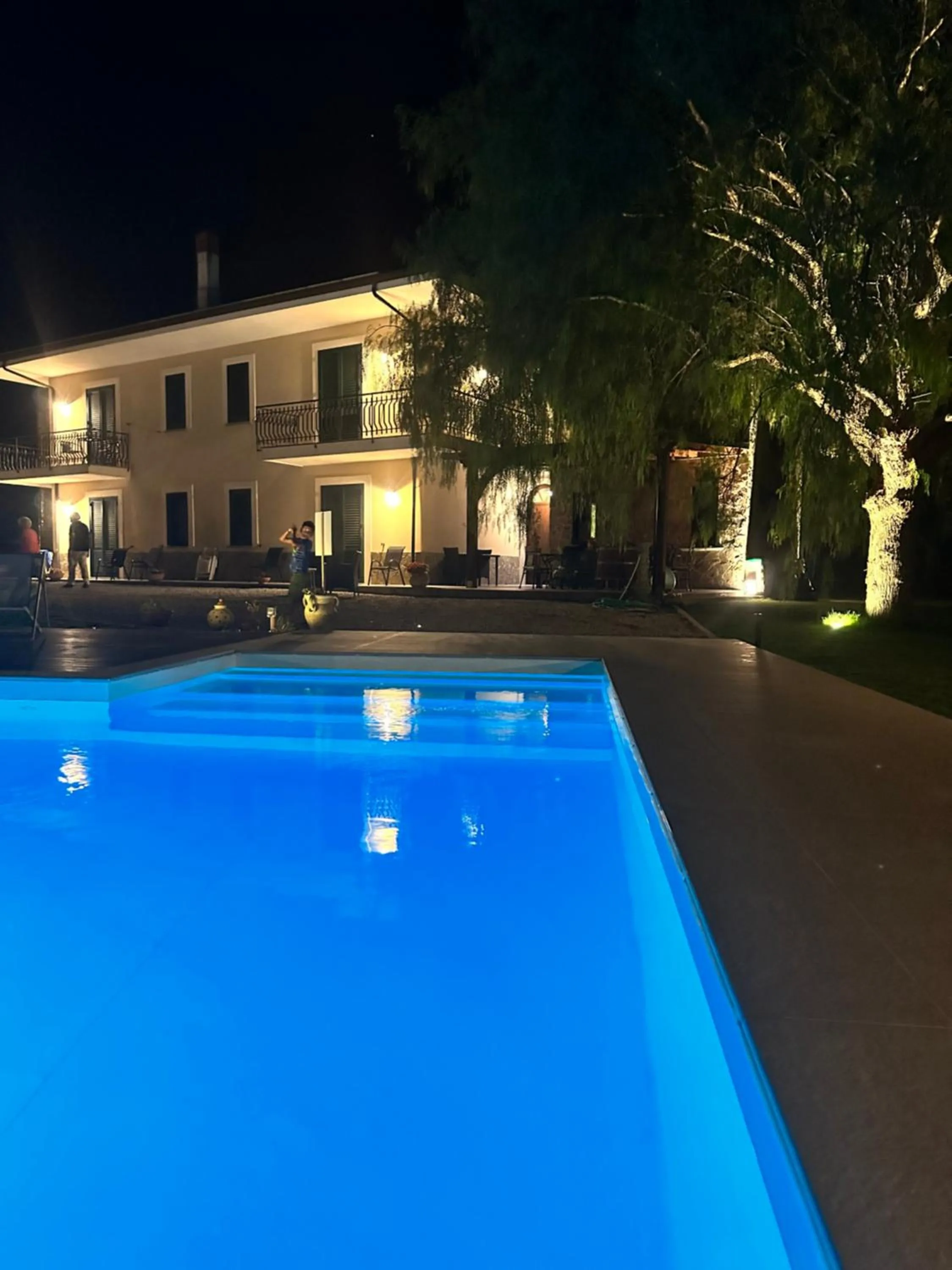 Swimming pool in Villa Le Torrette