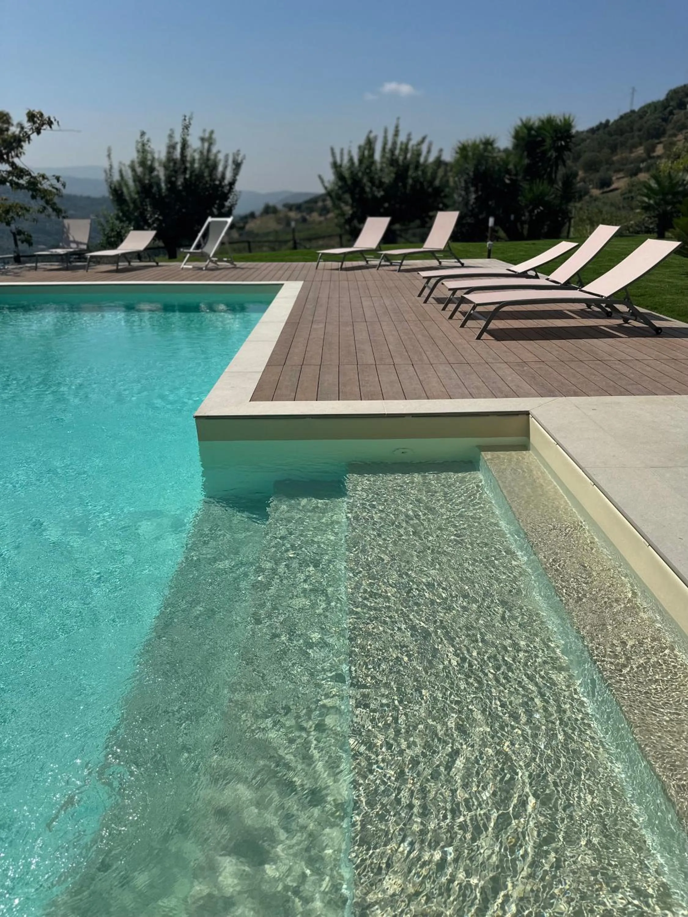 Swimming pool in Villa Le Torrette