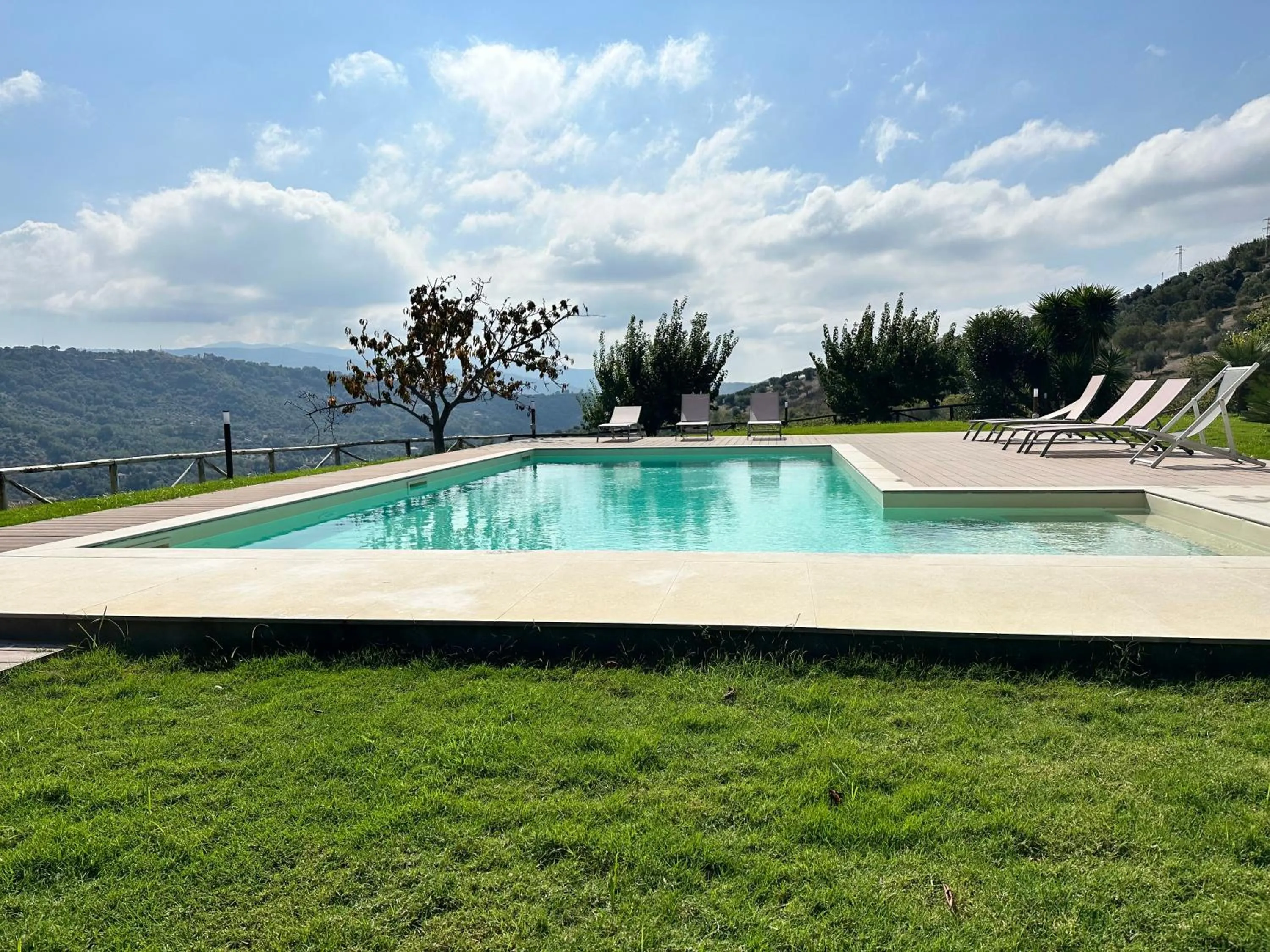 Swimming pool in Villa Le Torrette