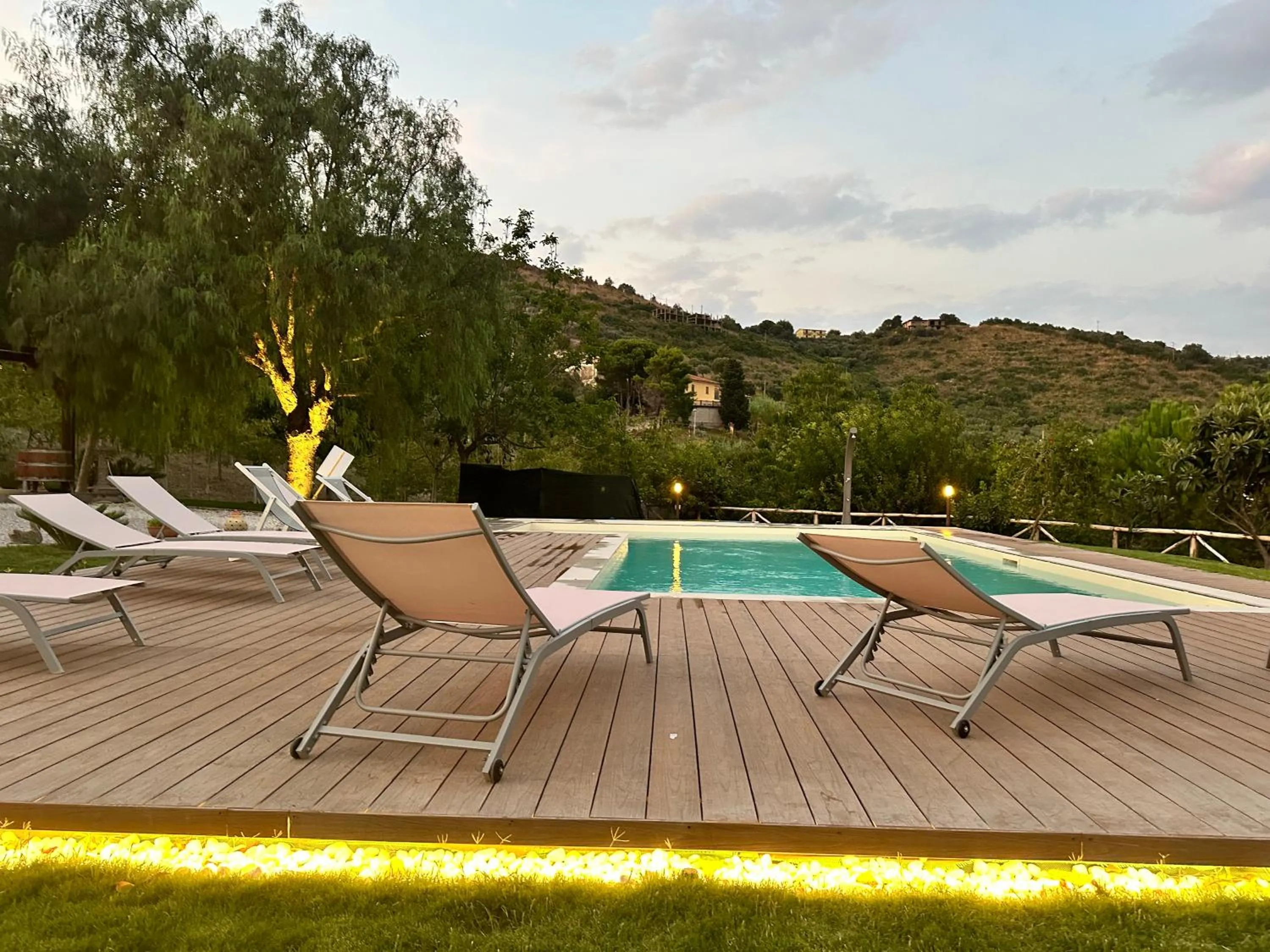 Swimming pool in Villa Le Torrette