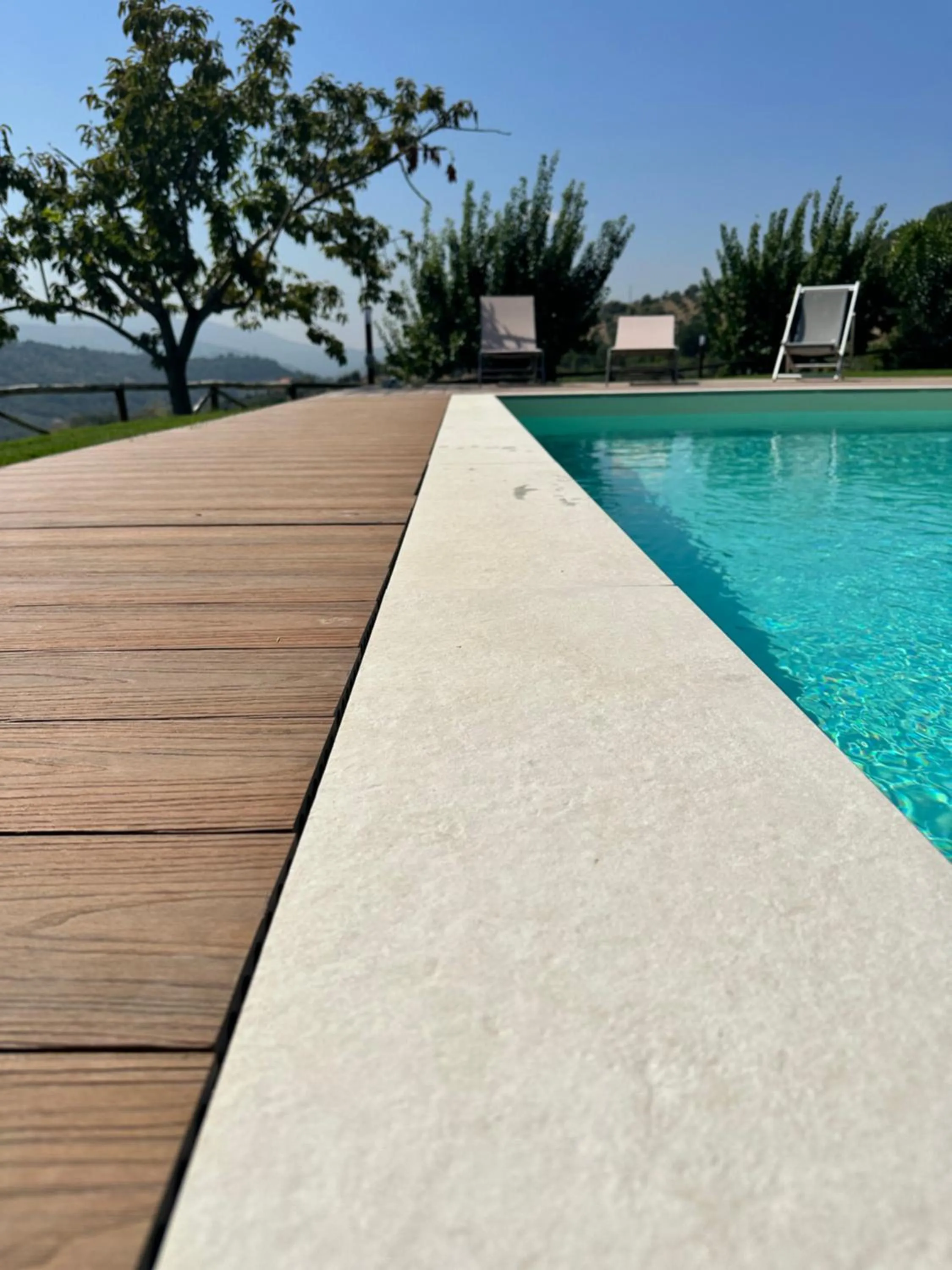 Swimming pool in Villa Le Torrette