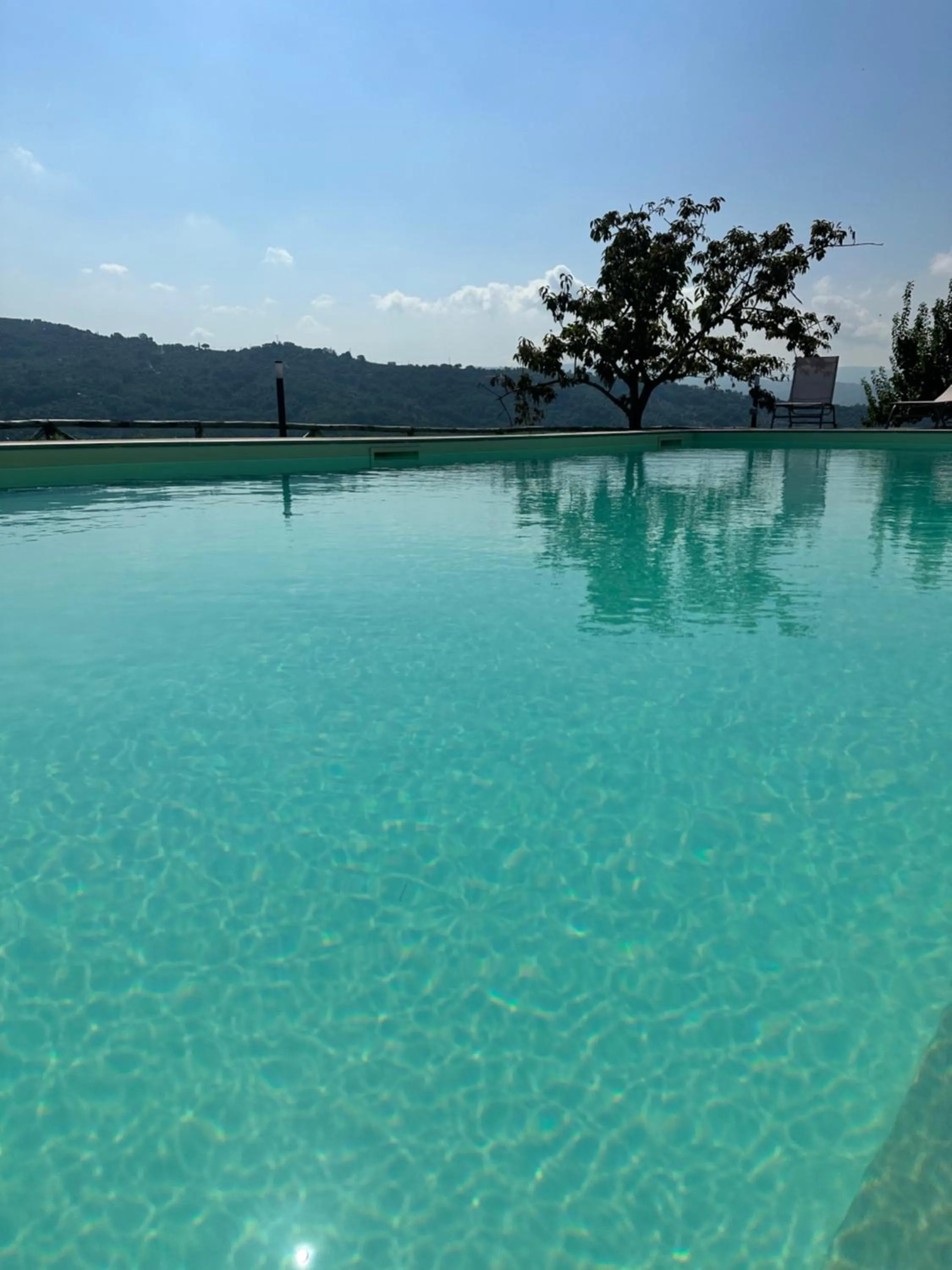 Swimming pool in Villa Le Torrette