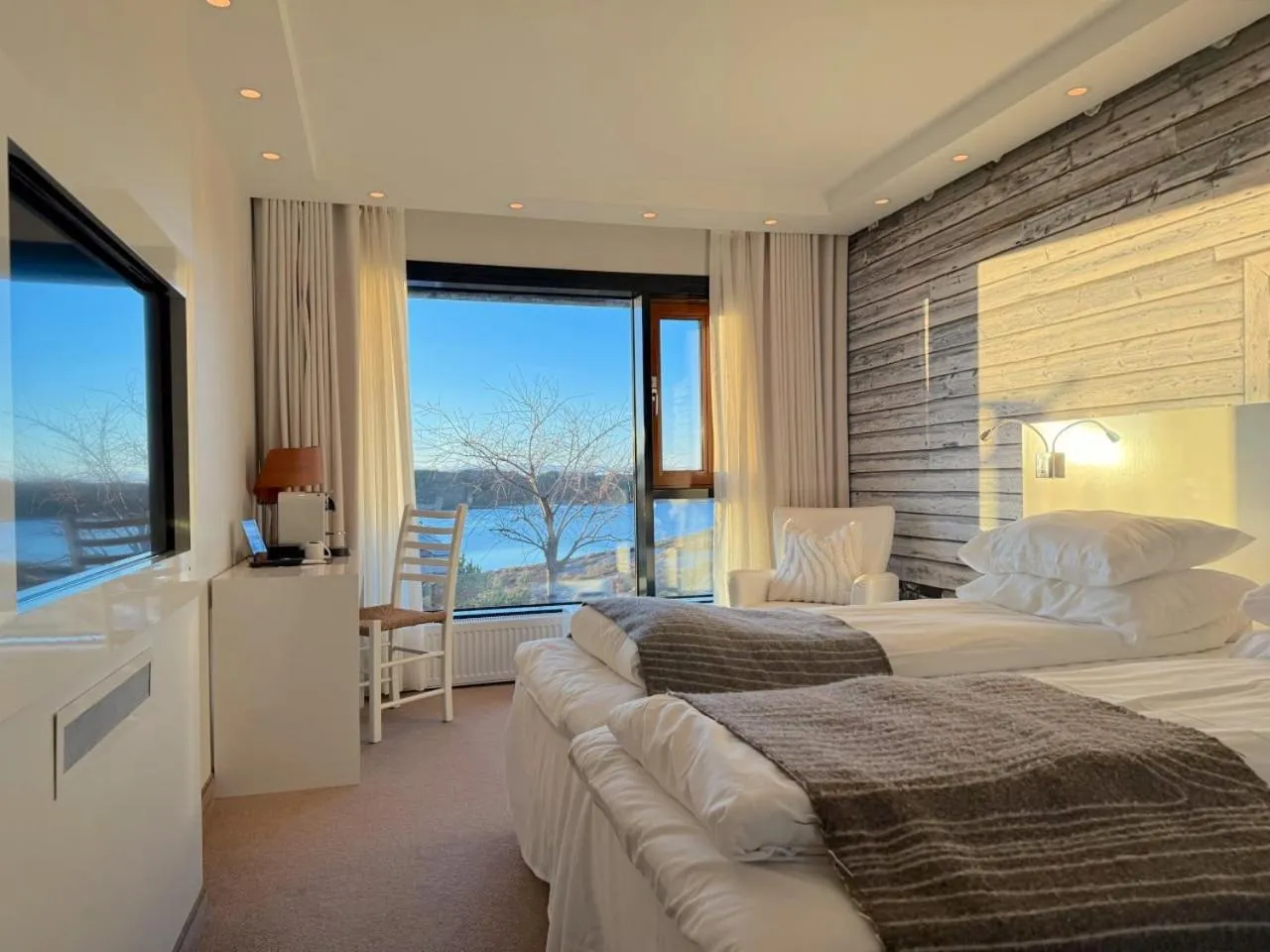 View (from property/room), Bed in Panorama Hotell & Resort