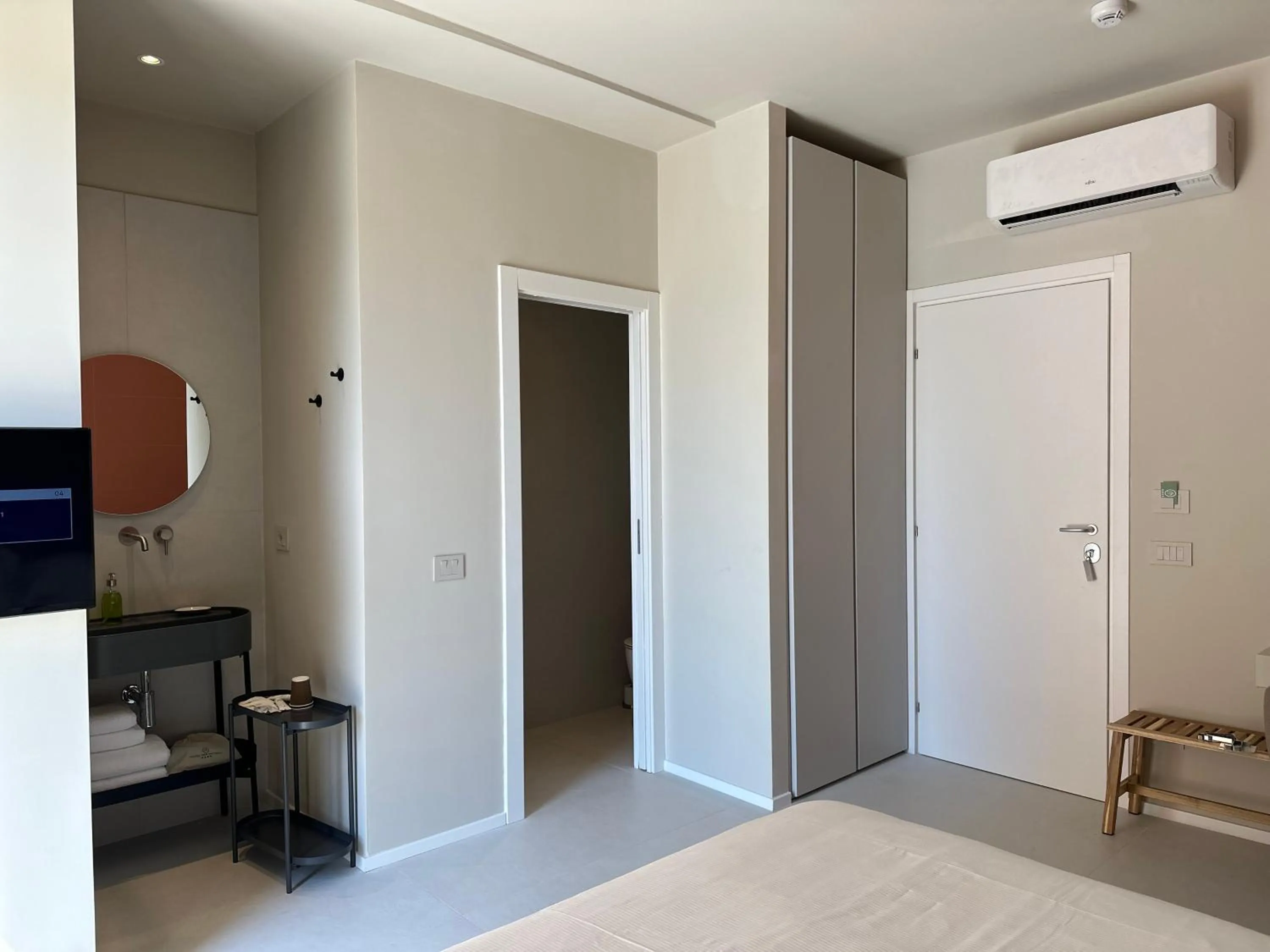 Bed in Hotel San Michele