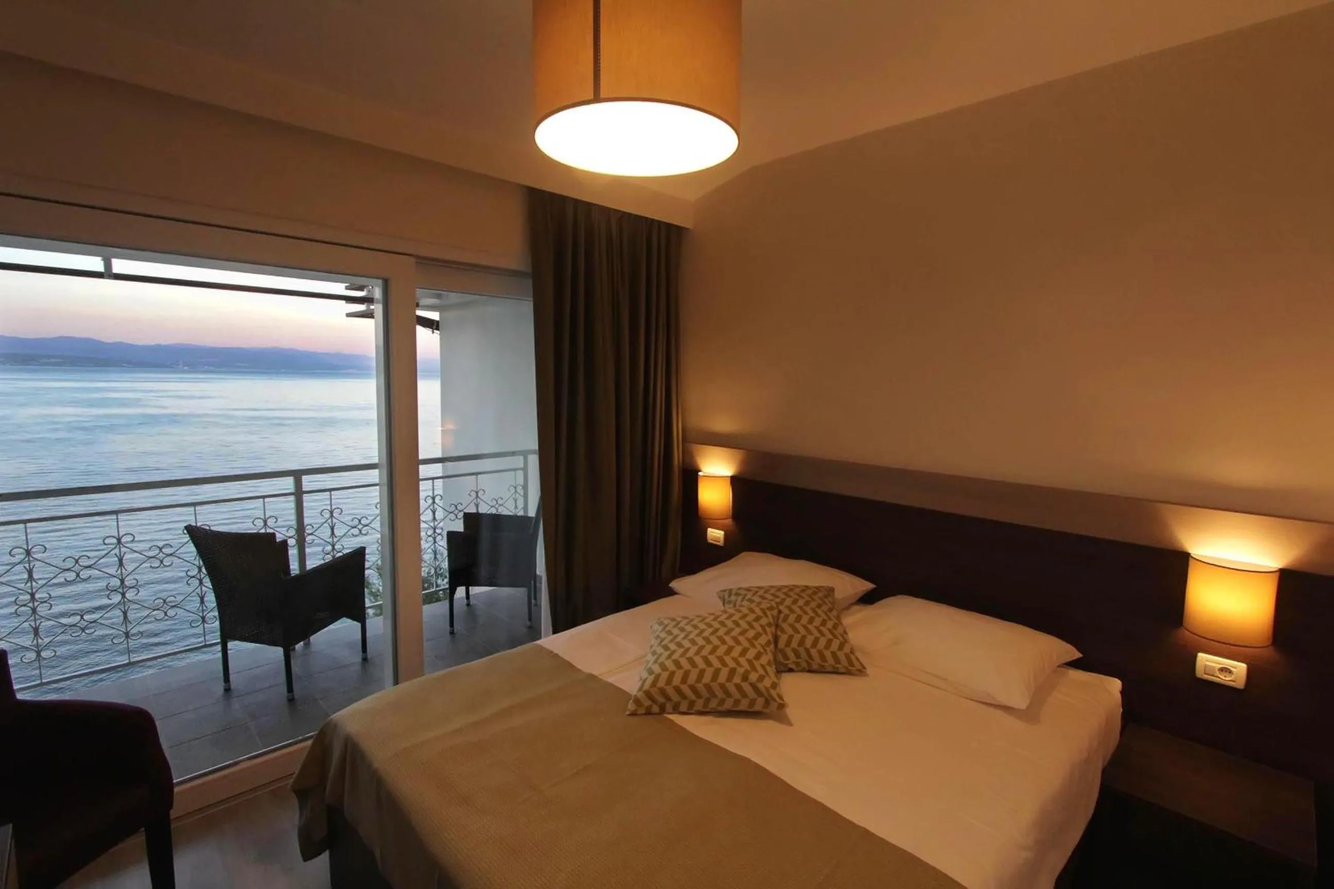 Sea view, Bed in Hotel Stanger