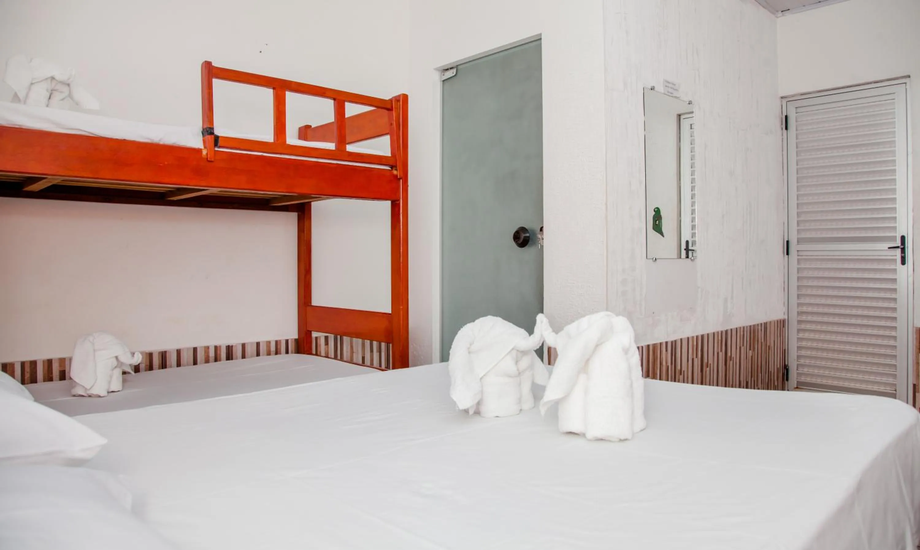 Bed in Pousada Sucuri