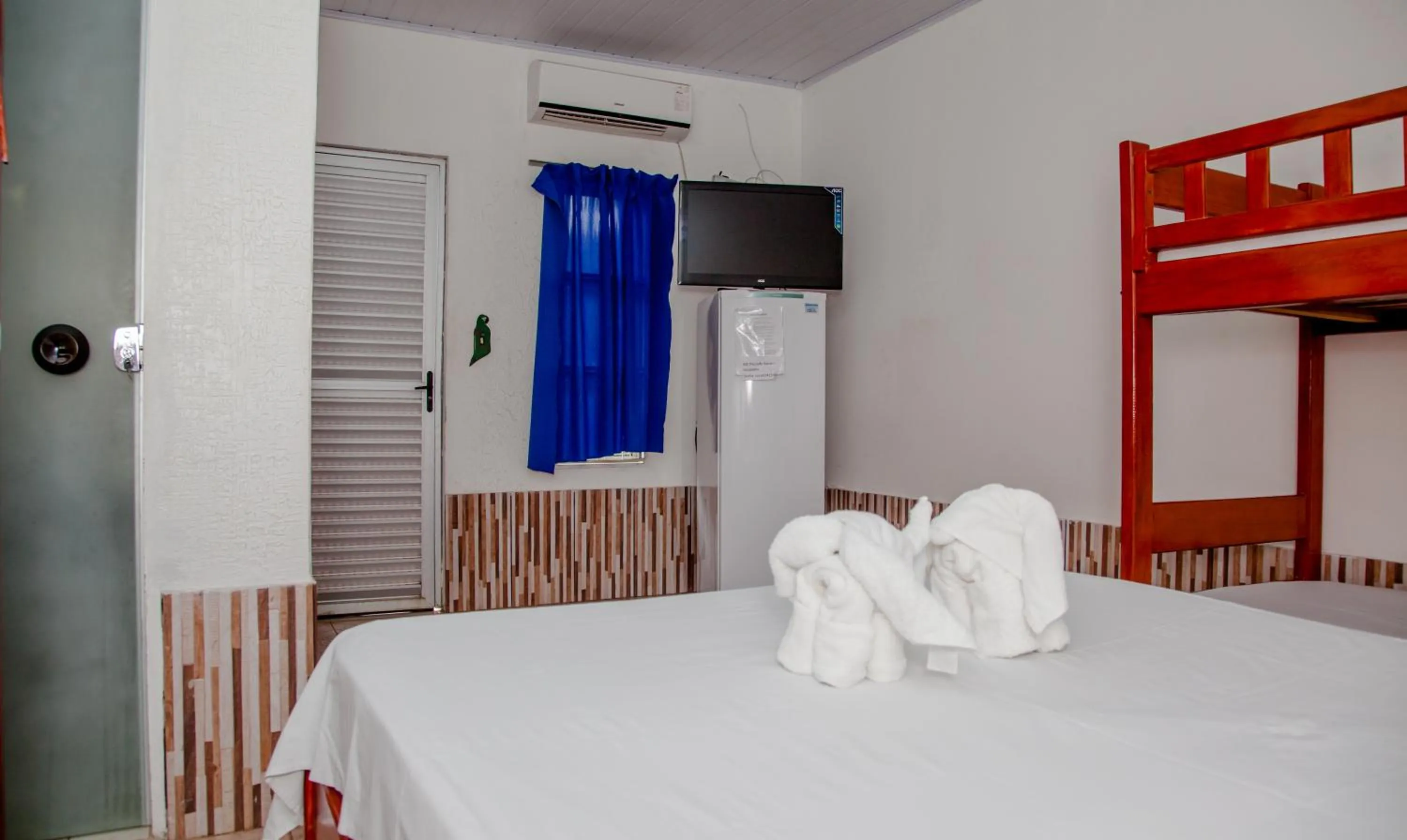 Bed in Pousada Sucuri