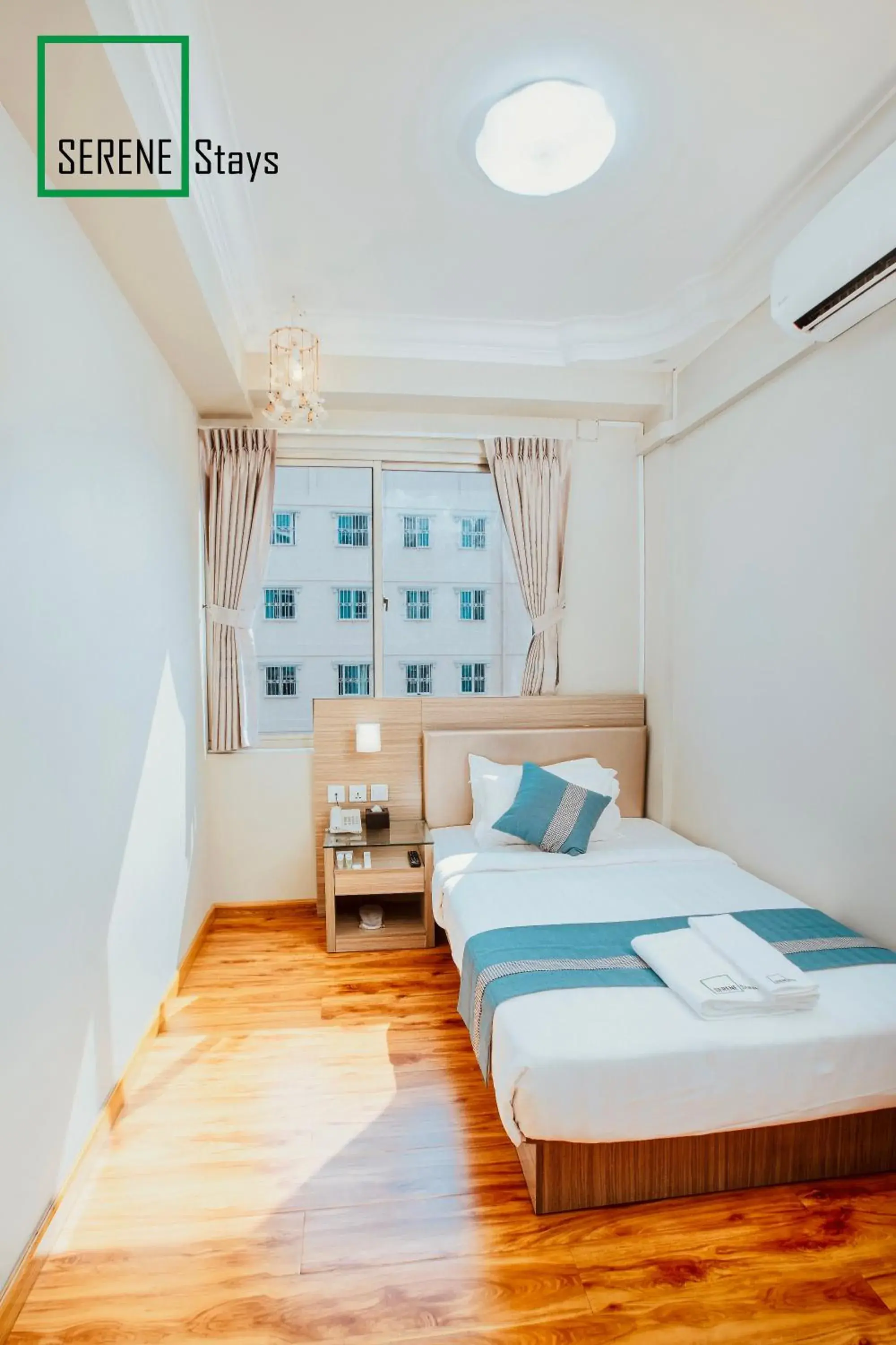 Bed in SERENE Stays Hotel Bed in SERENE Stays Hotel