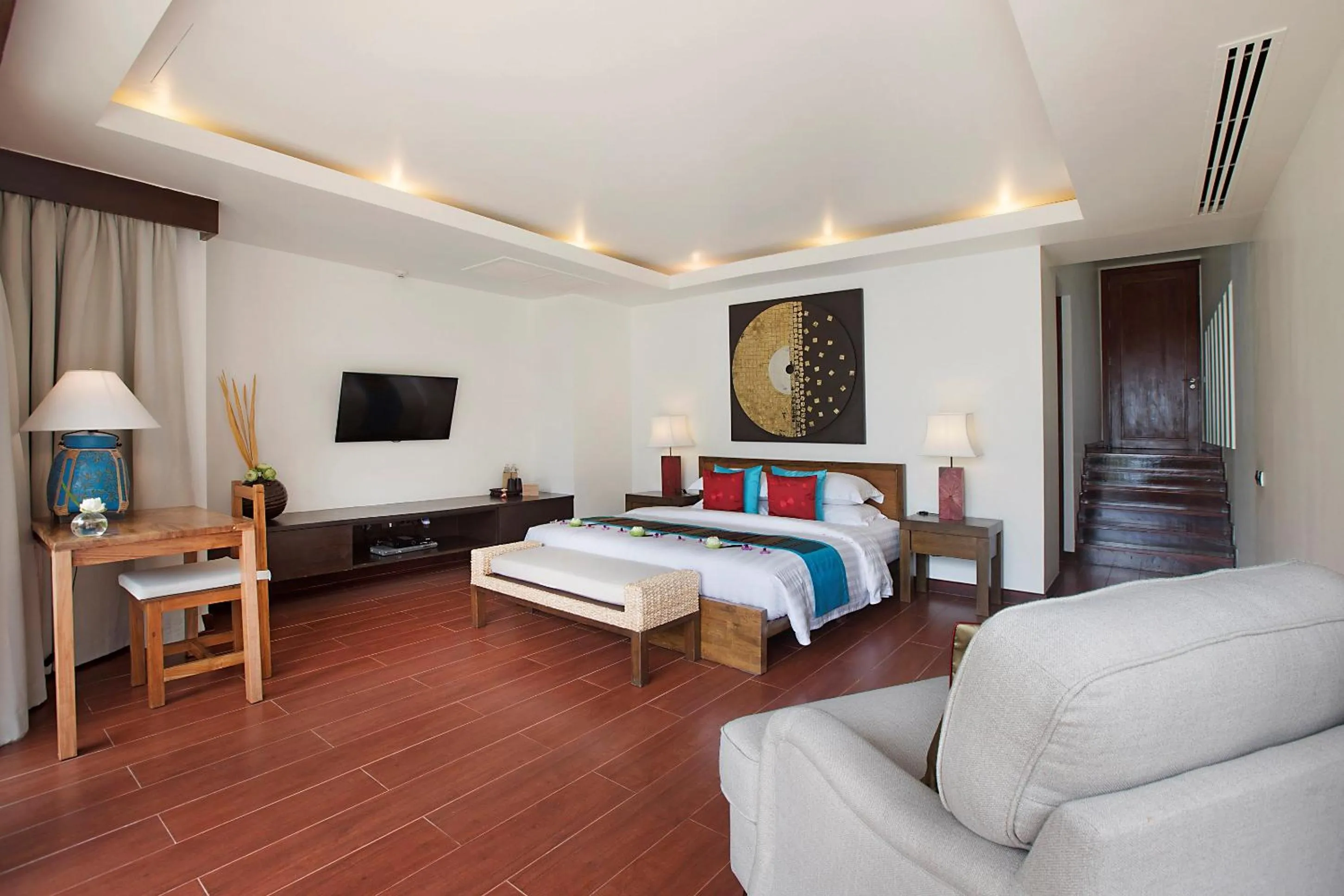 TV and multimedia, Bed in Dhevatara Cove