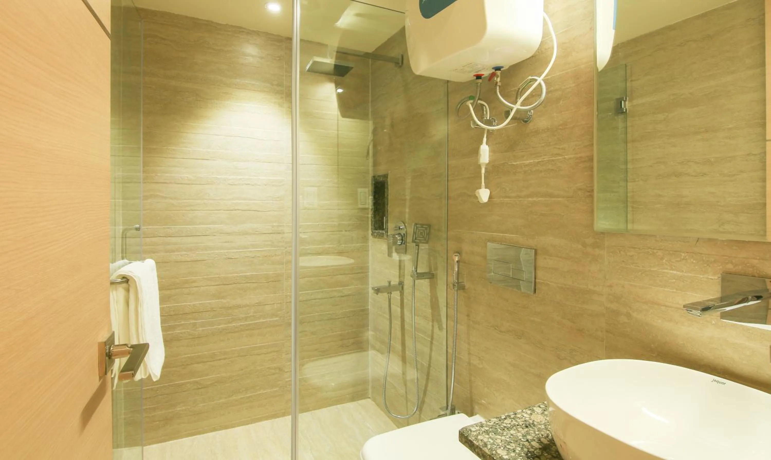 Bathroom in Treebo Hoops - Airport, VIP Road