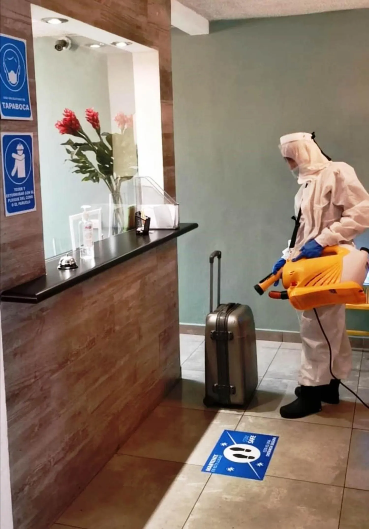 Lobby or reception in Hotel Boutique Valverde Santa Elena