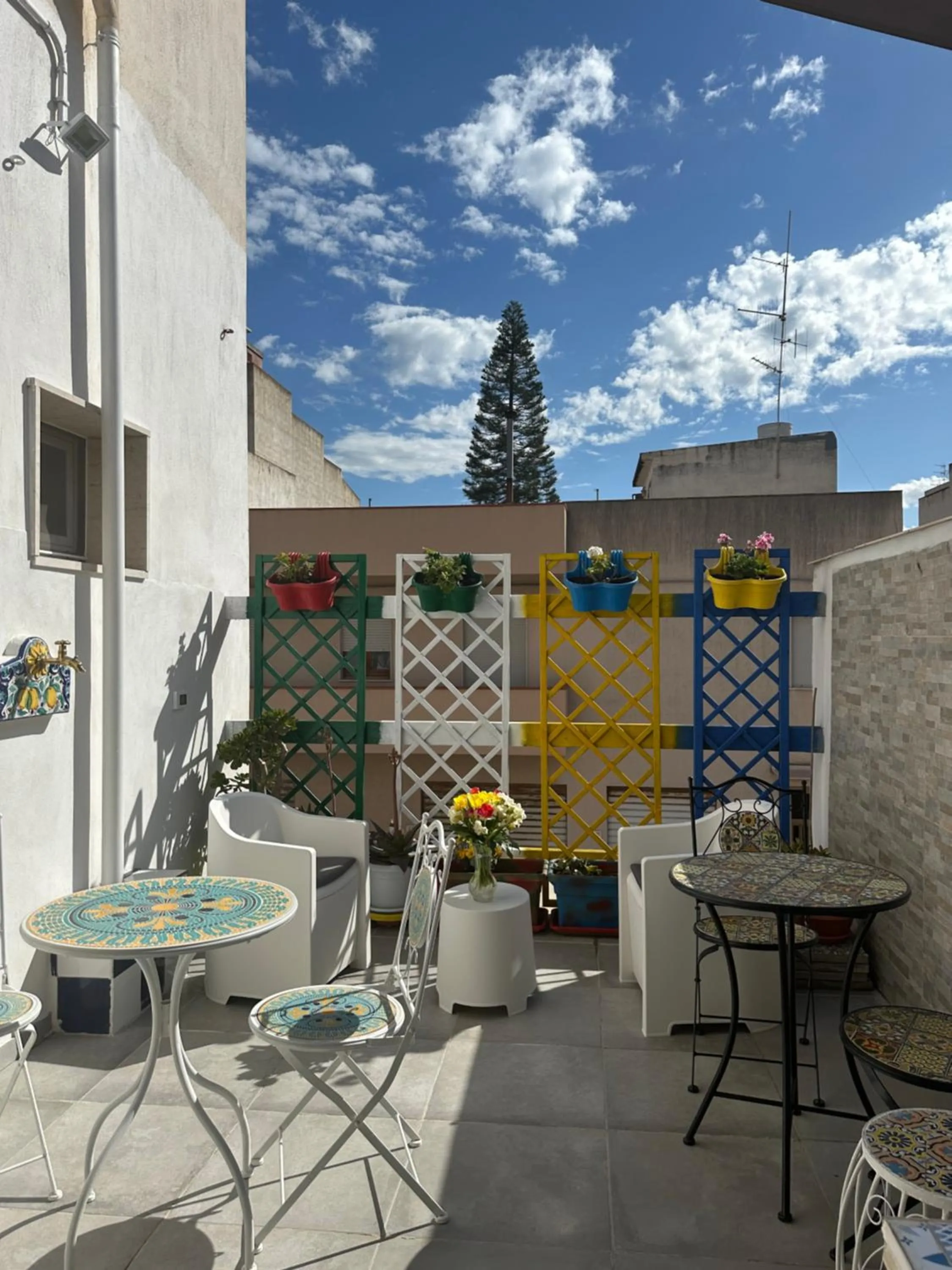 Balcony/Terrace in Bed & Breakfast Delle Palme