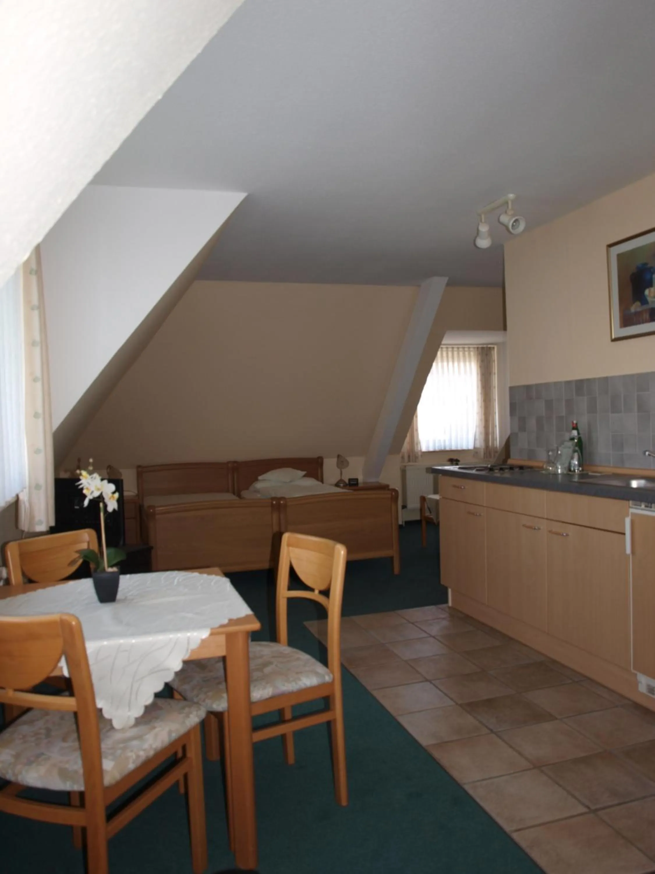 Kitchen or kitchenette in Hotel Societät