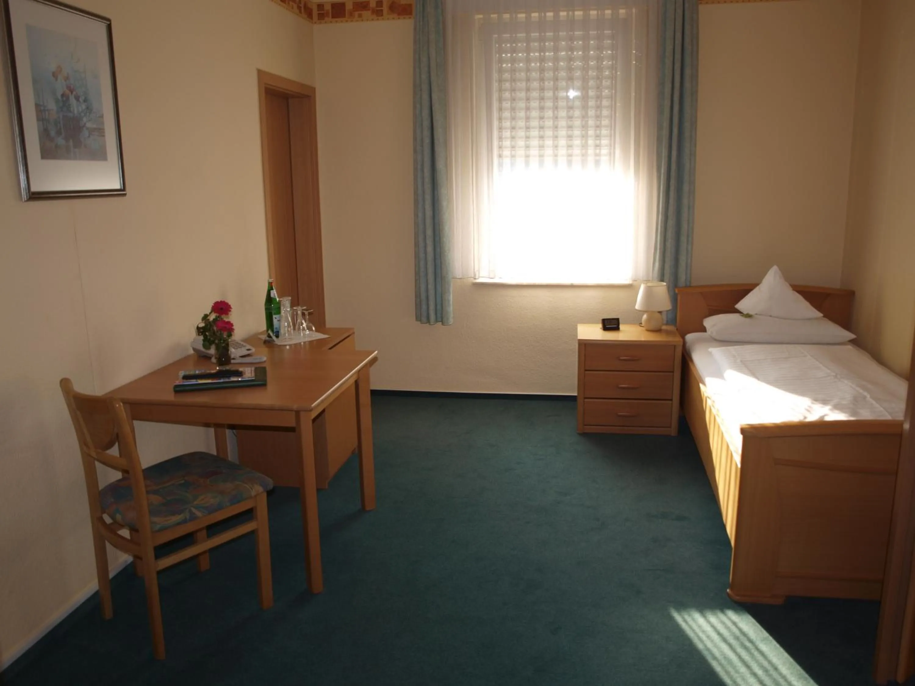 Photo of the whole room, Bed in Hotel Societät