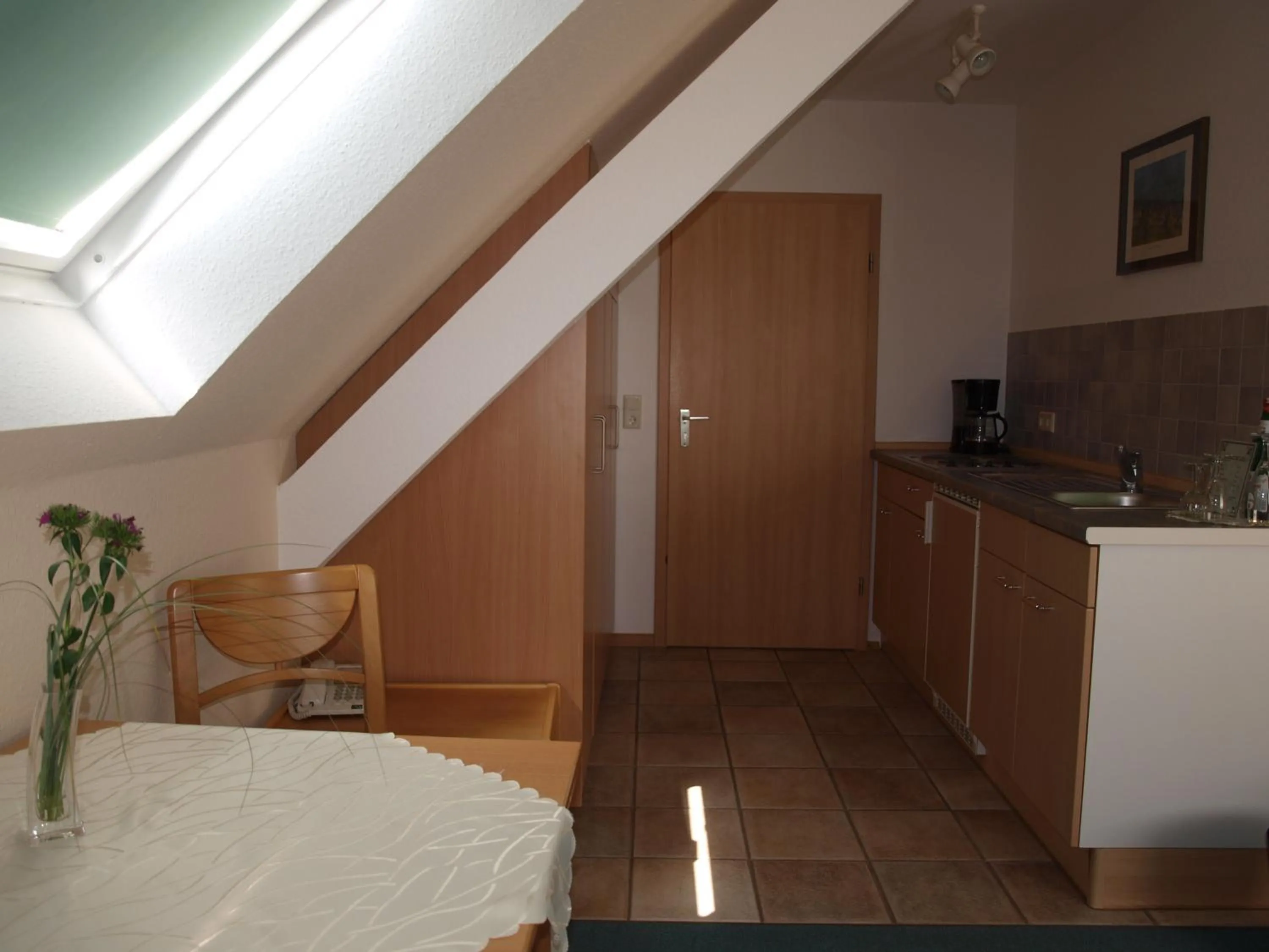 Kitchen or kitchenette in Hotel Societät