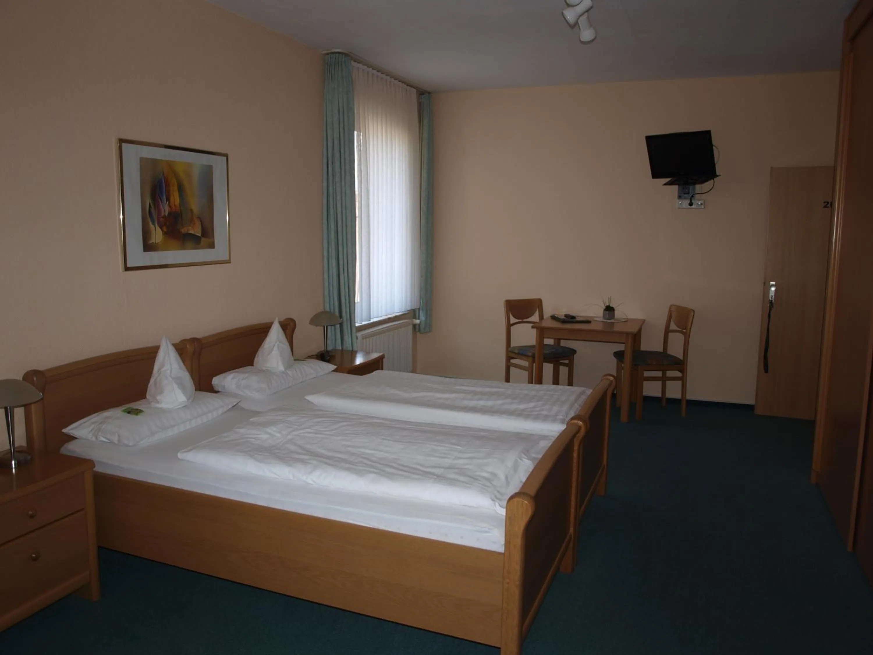 Photo of the whole room, Bed in Hotel Societät