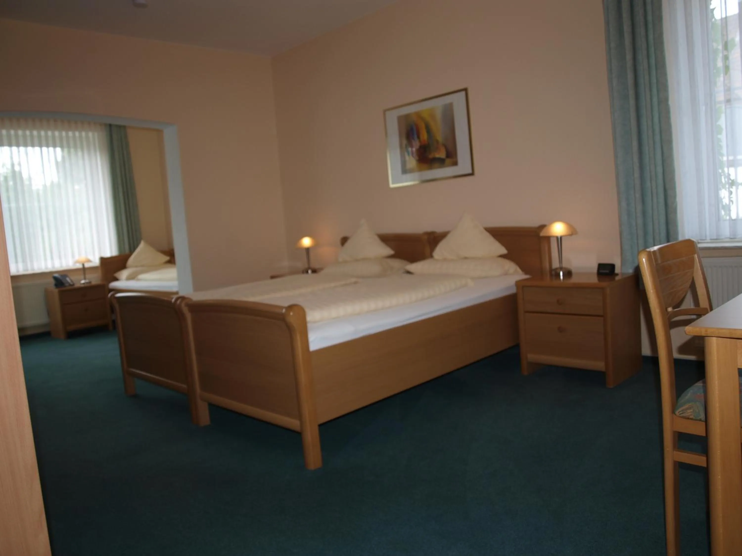 Photo of the whole room, Bed in Hotel Societät