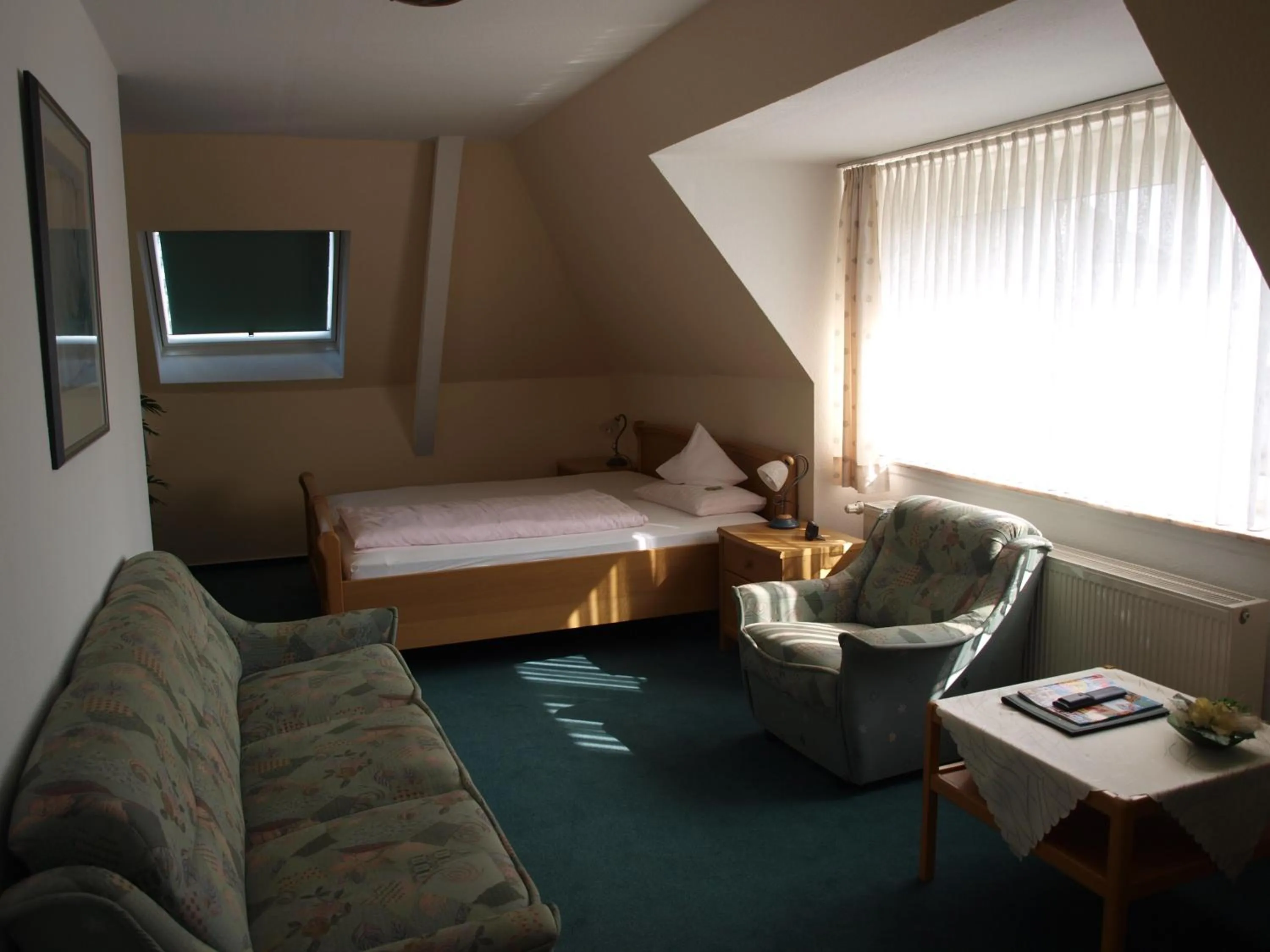 Photo of the whole room, Bed in Hotel Societät