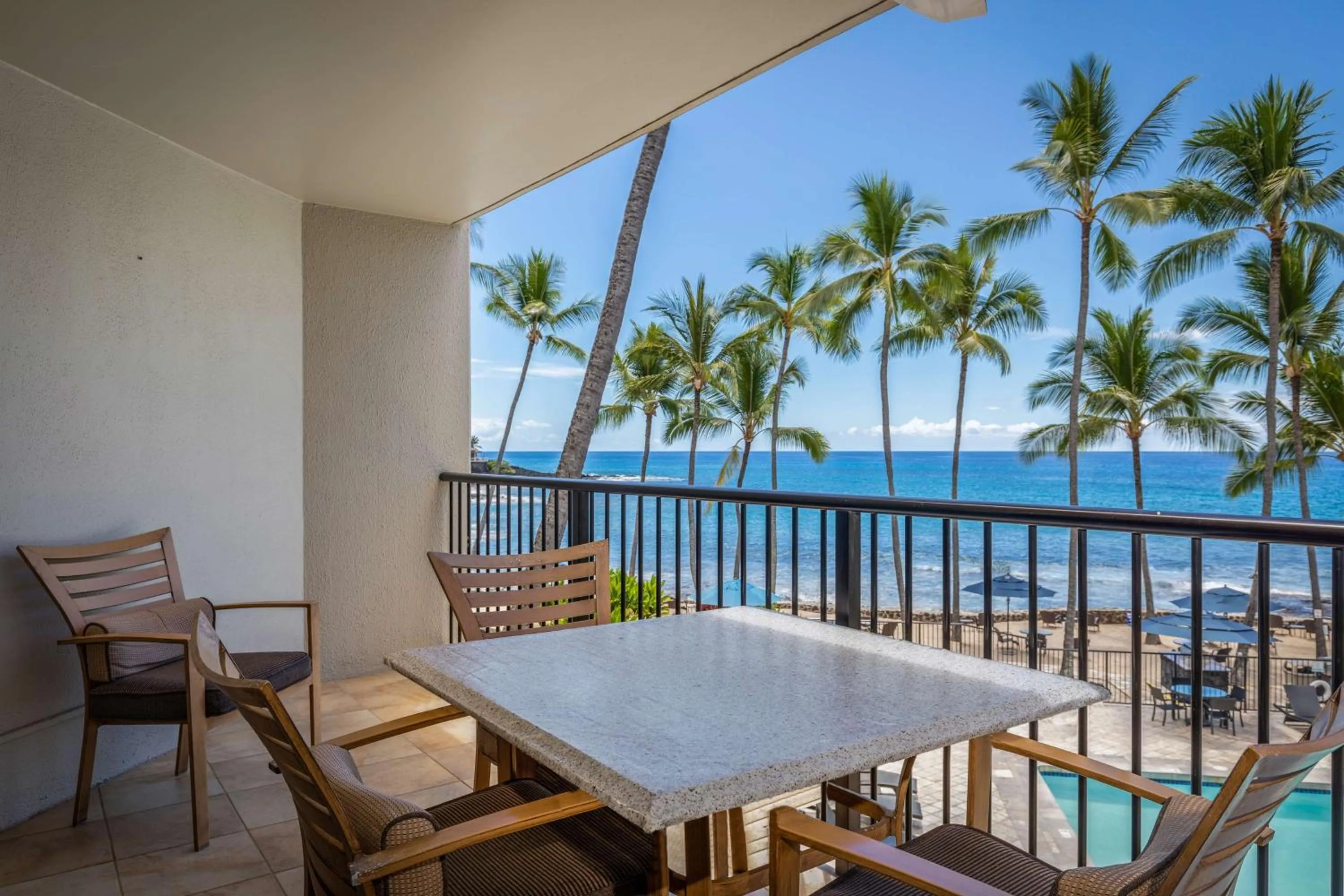 Patio in Aston Kona By The Sea
