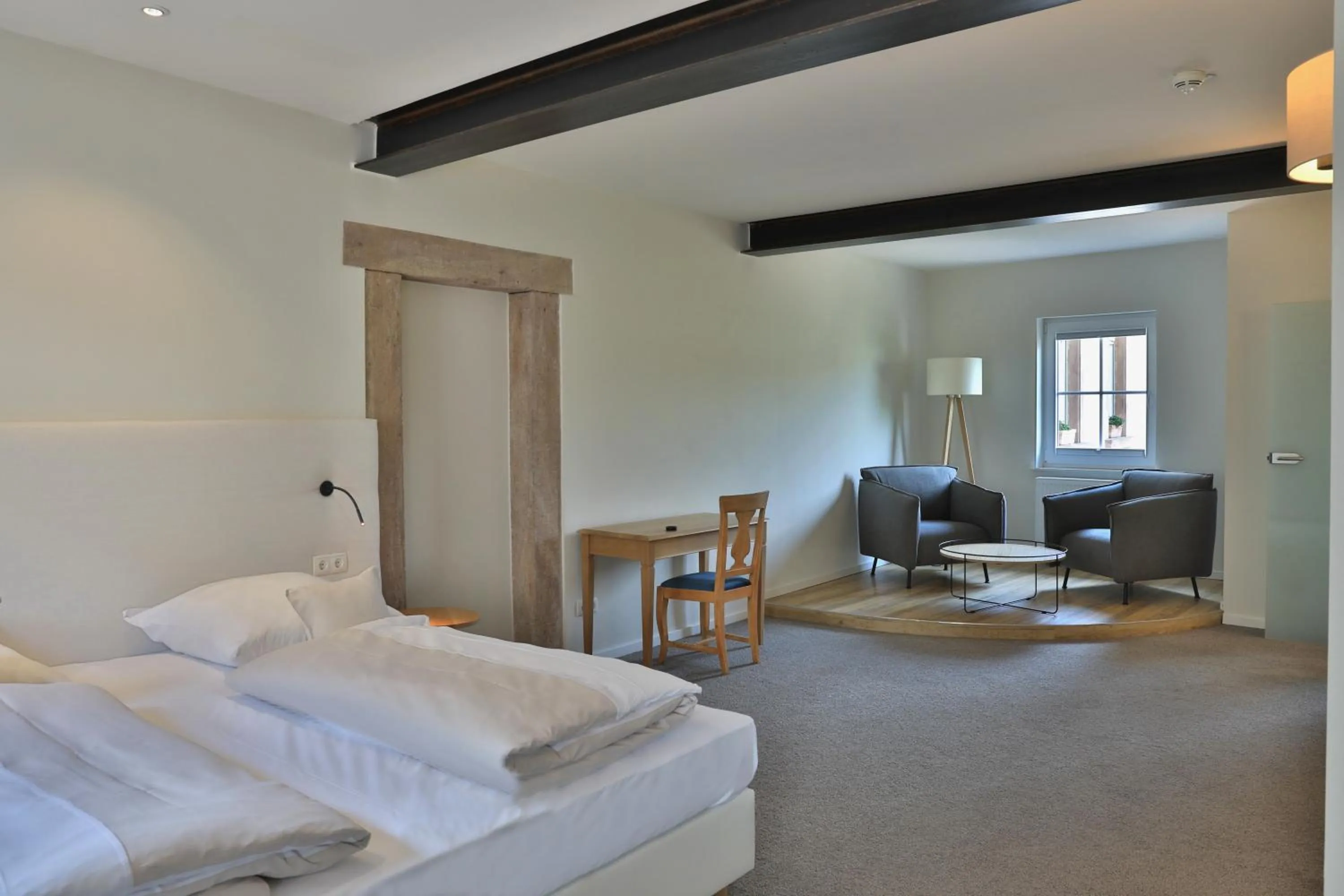 Bedroom, Bed in Landidyll Hotel Klostermühle