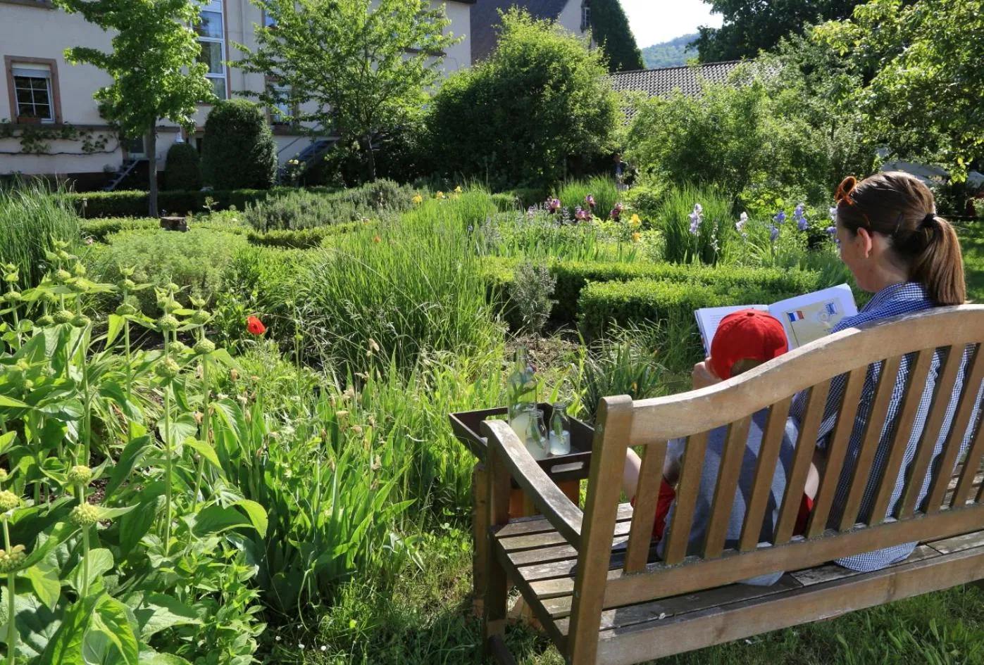 Garden in Landidyll Hotel Klostermühle