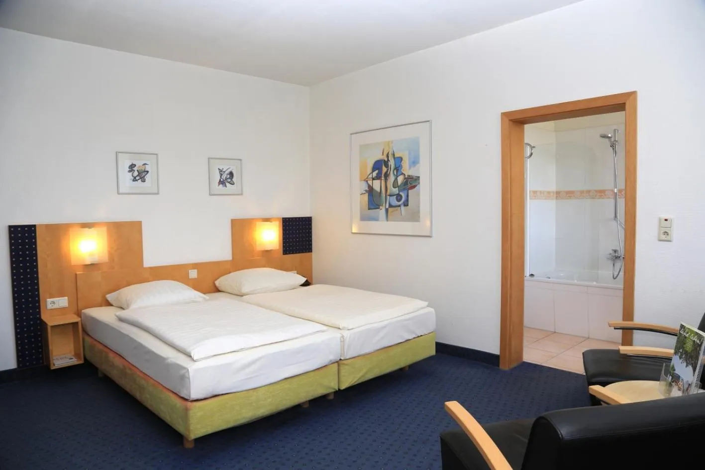 Photo of the whole room, Bed in Landidyll Hotel Klostermühle