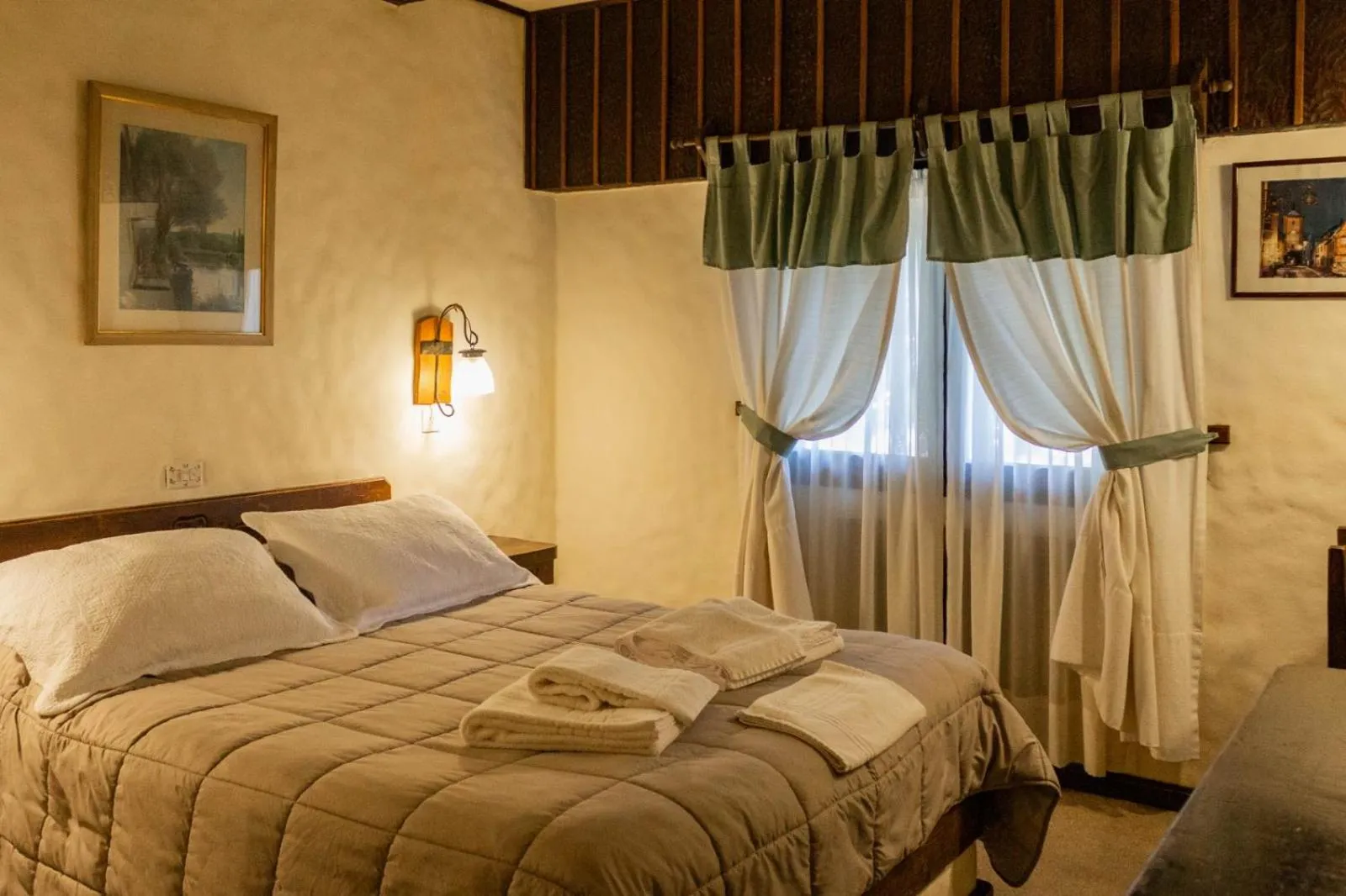 Bed in Hostería La Posta Del Cazador