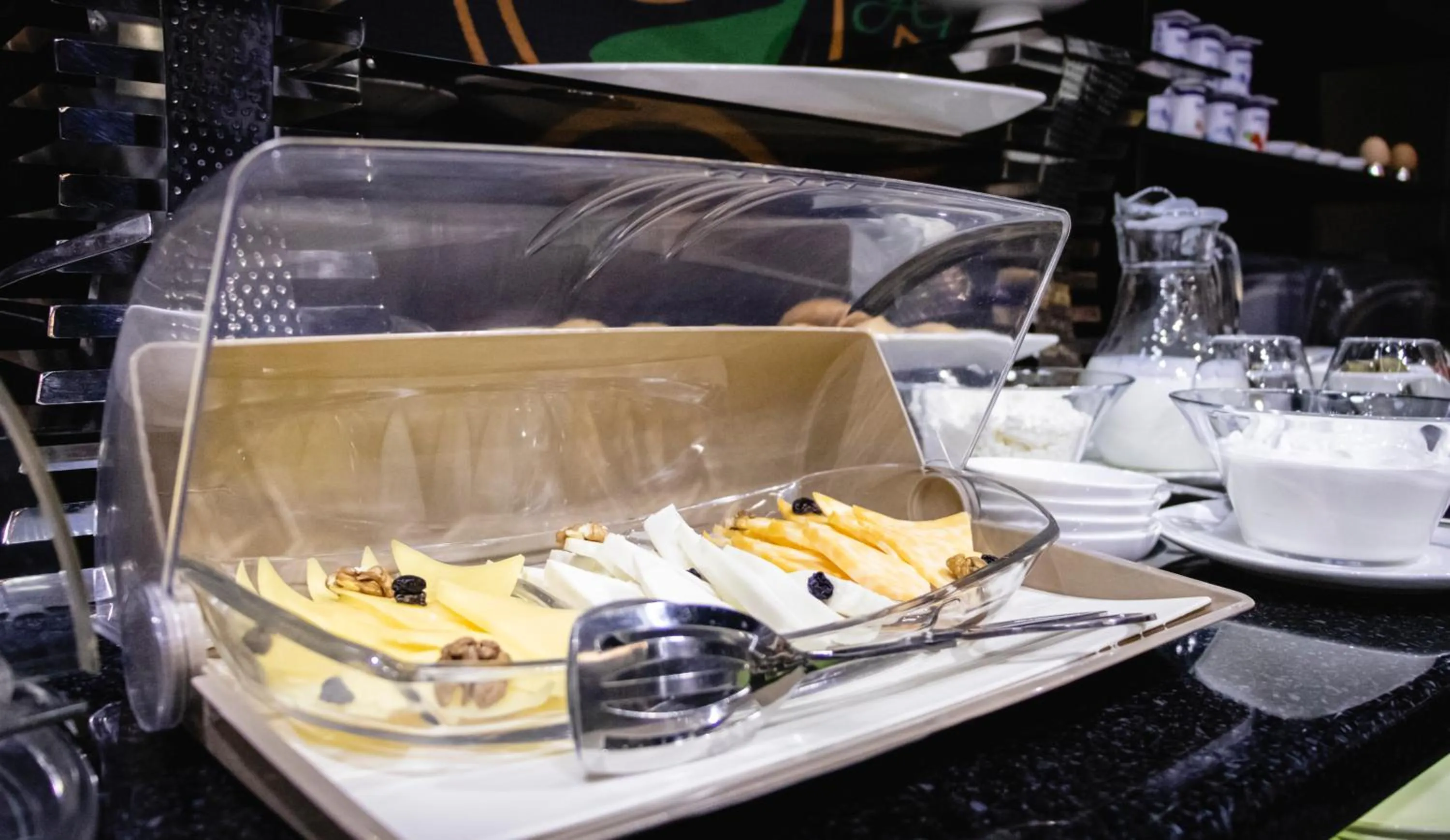 Breakfast in Art Hotel Bishkek