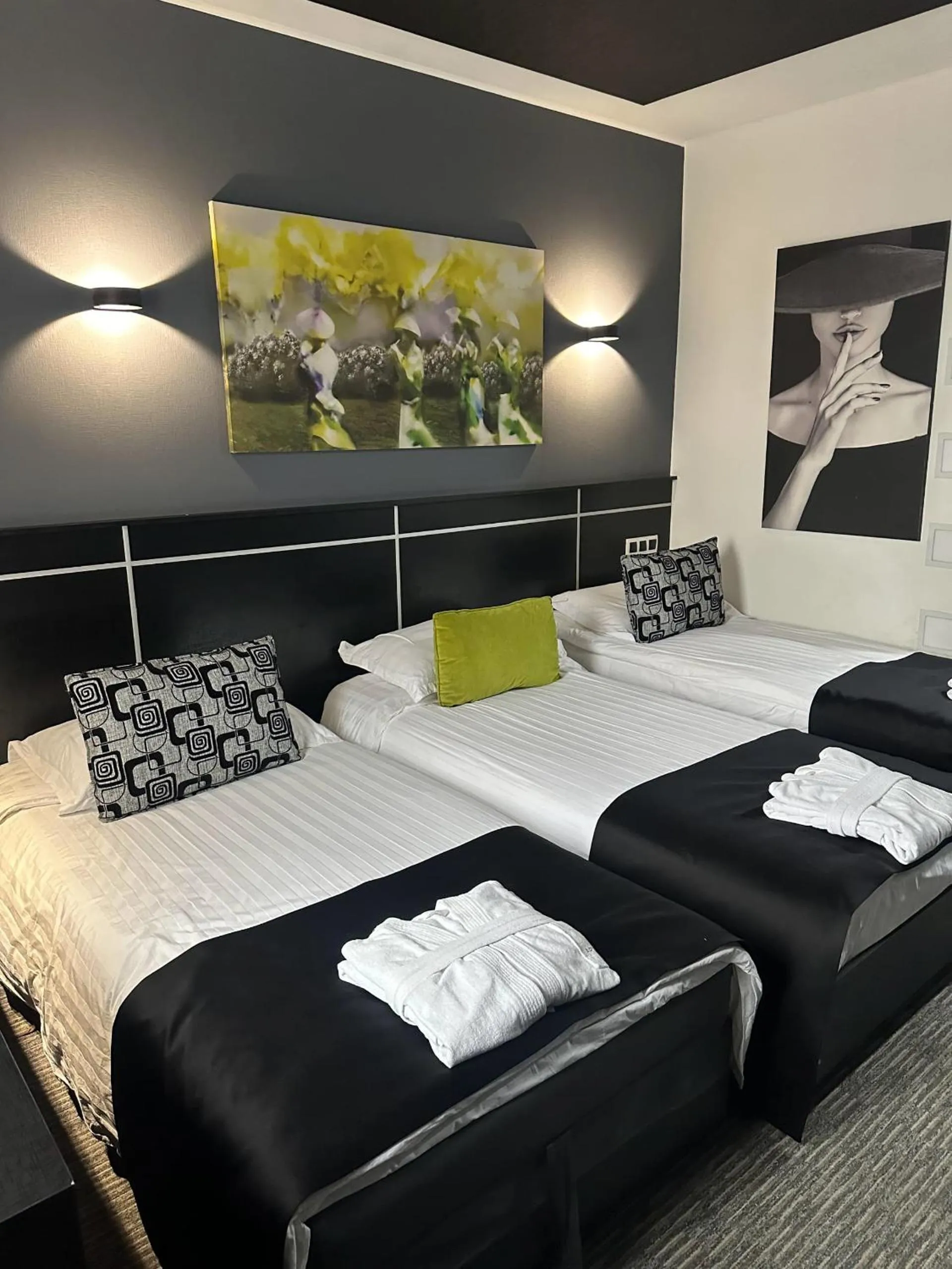 Bed in Art Hotel Bishkek