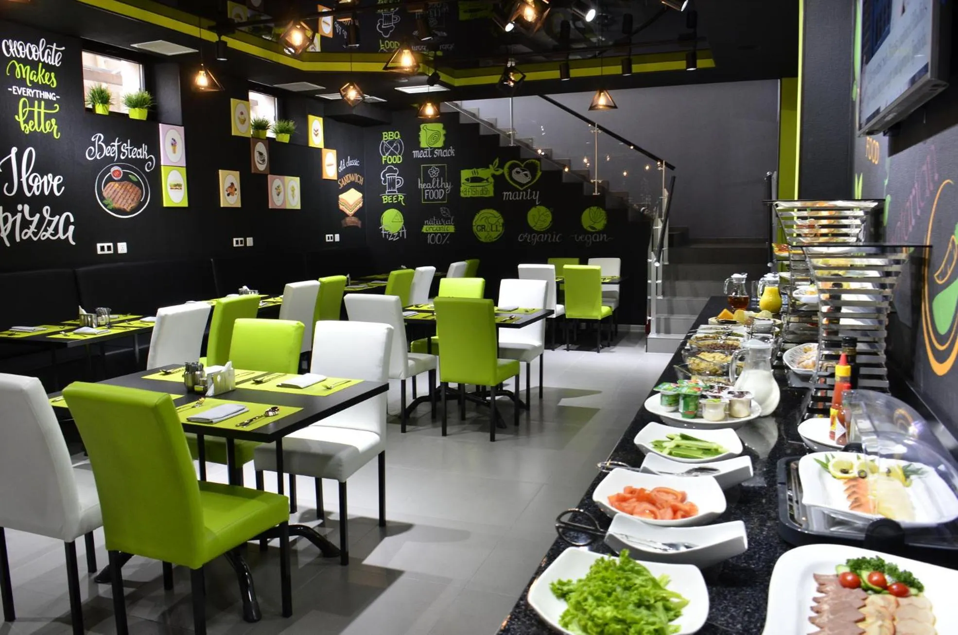 Breakfast in Art Hotel Bishkek