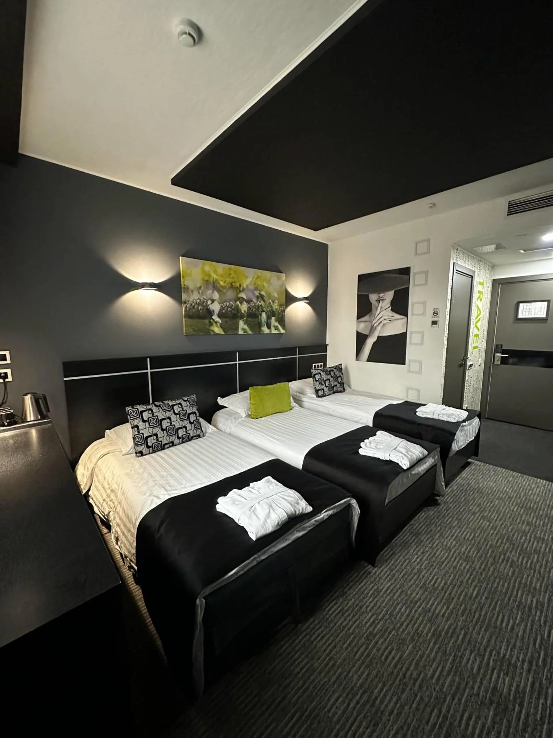 Bed in Art Hotel Bishkek