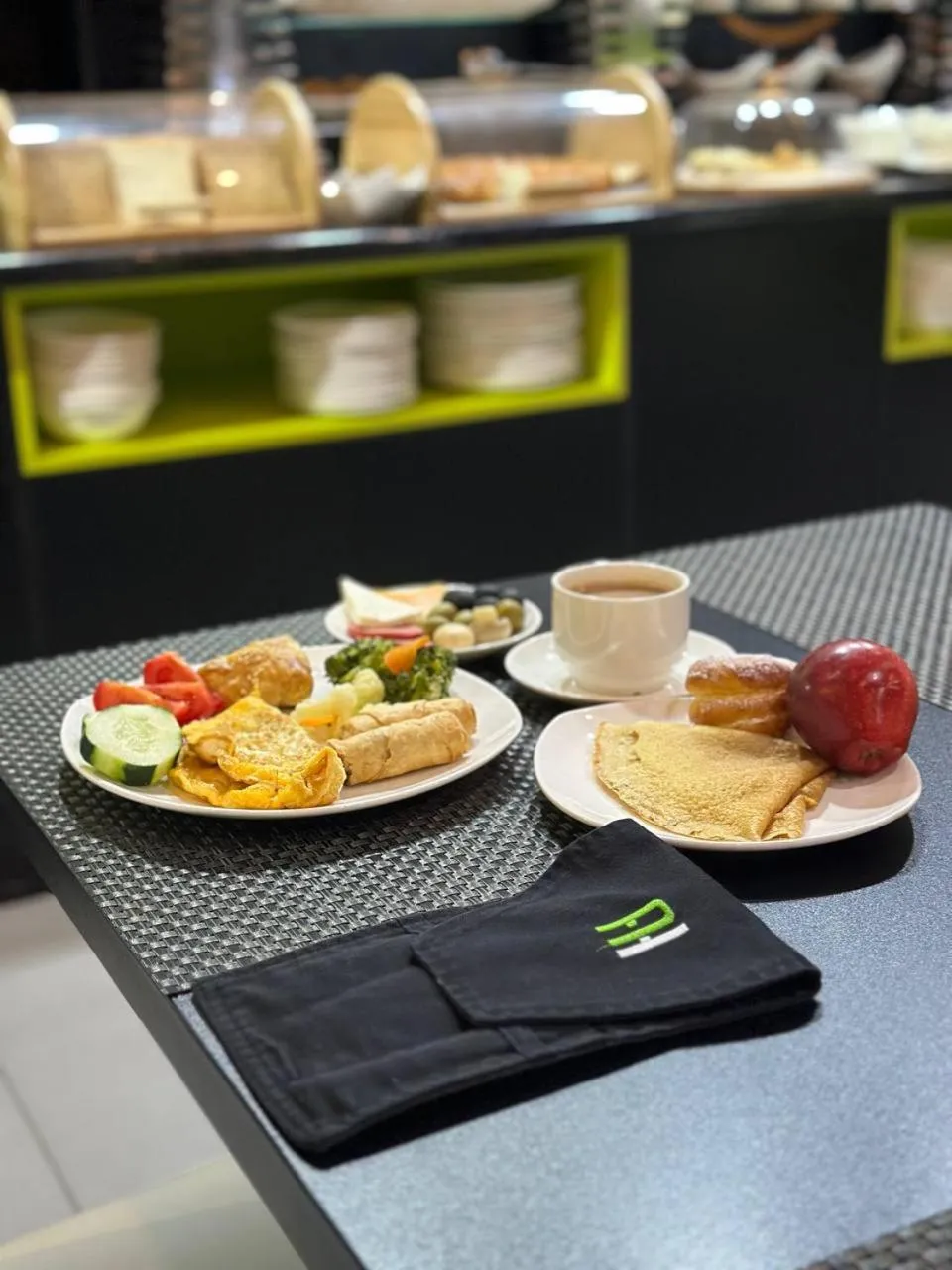 Breakfast in Art Hotel Bishkek