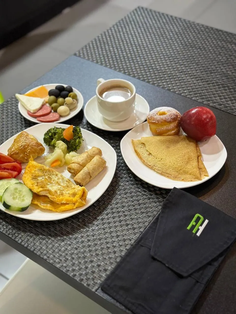 Breakfast in Art Hotel Bishkek