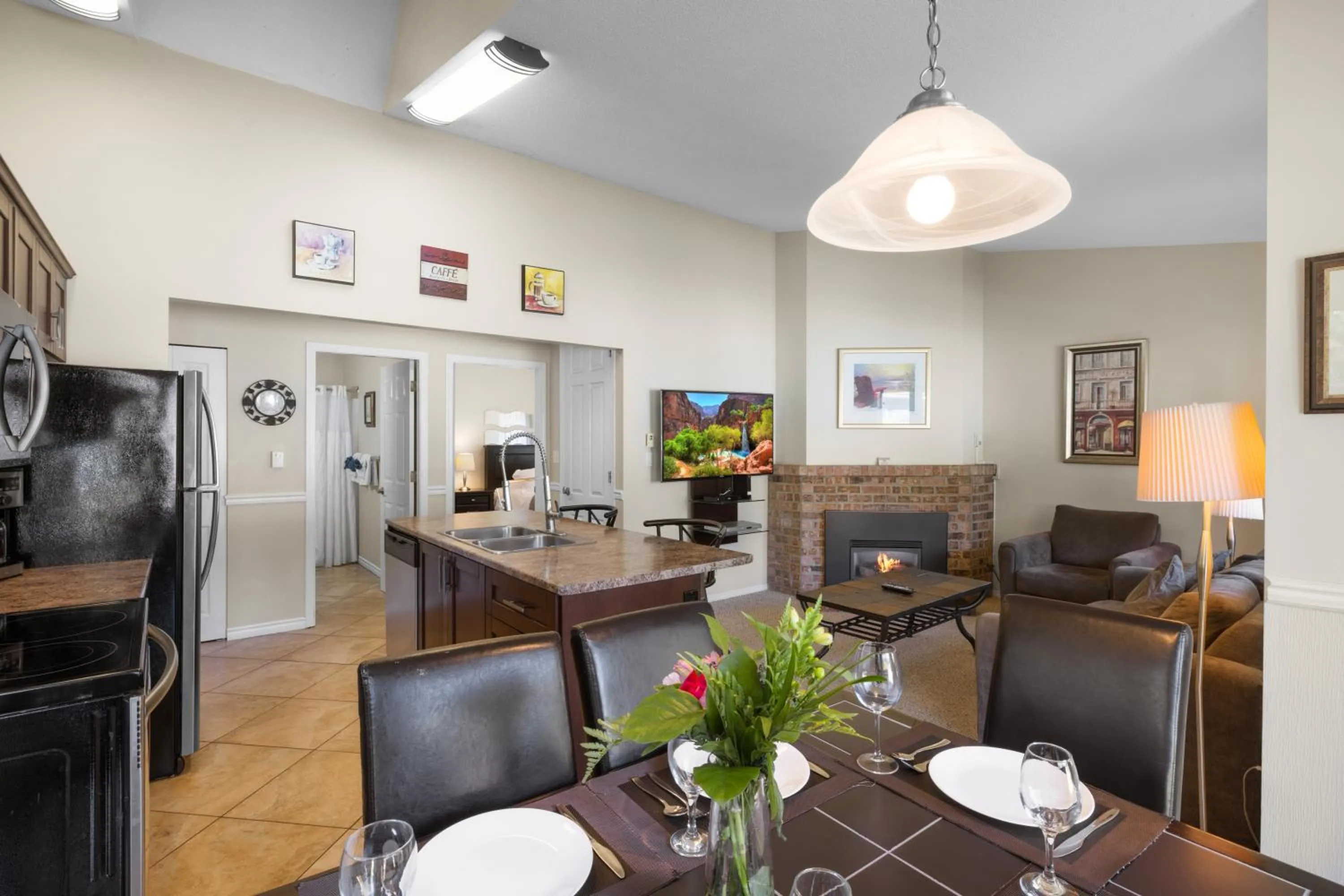 Living room in Ocean Trails Resort