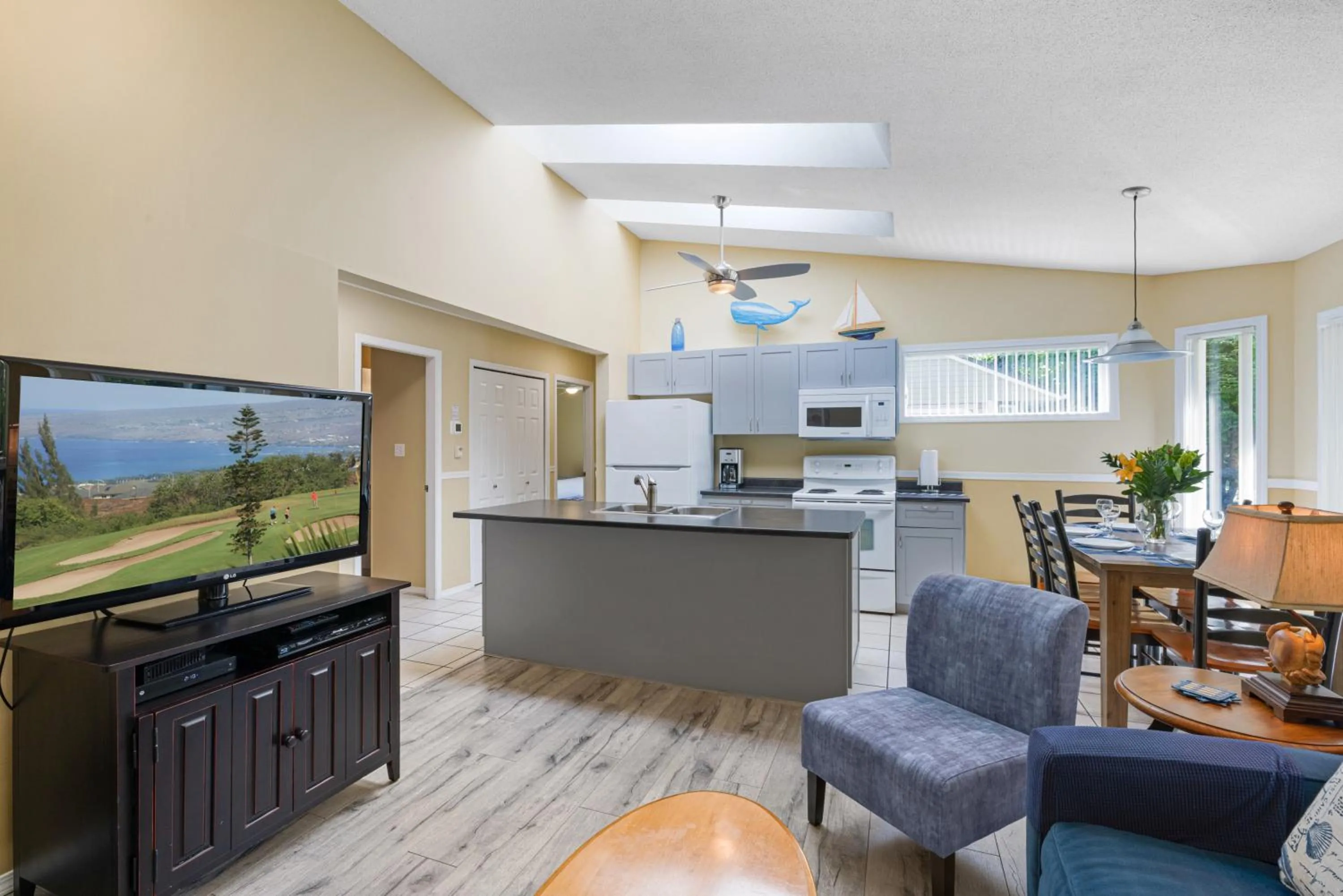 Living room in Ocean Trails Resort