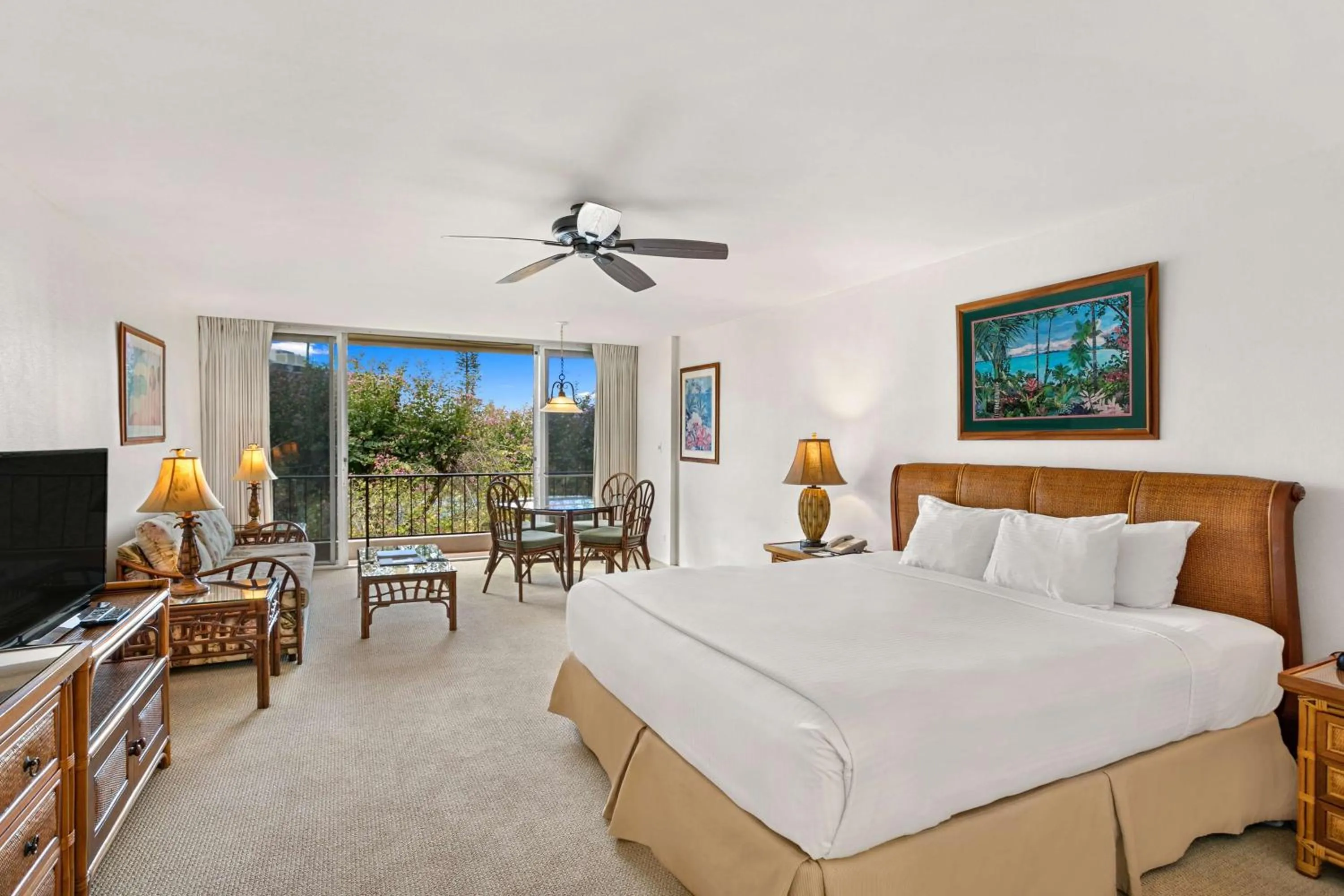 Bed in Aston Maui Kaanapali Villas