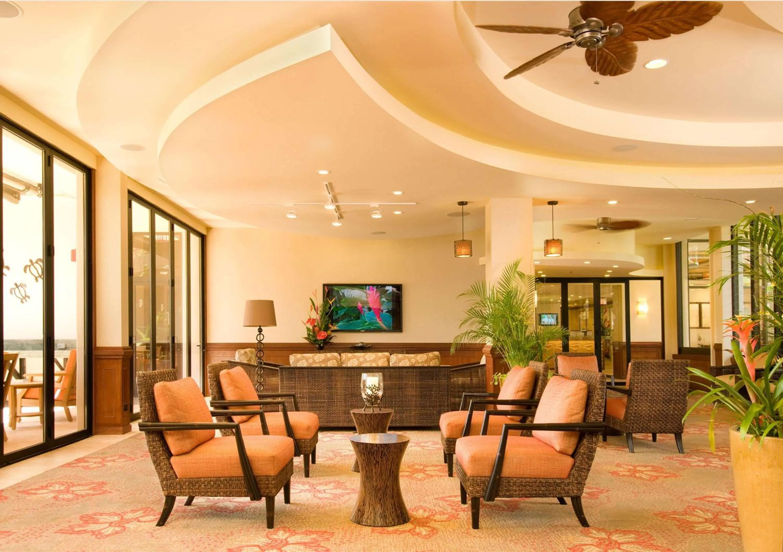 Communal lounge/ TV room in Aston Maui Kaanapali Villas