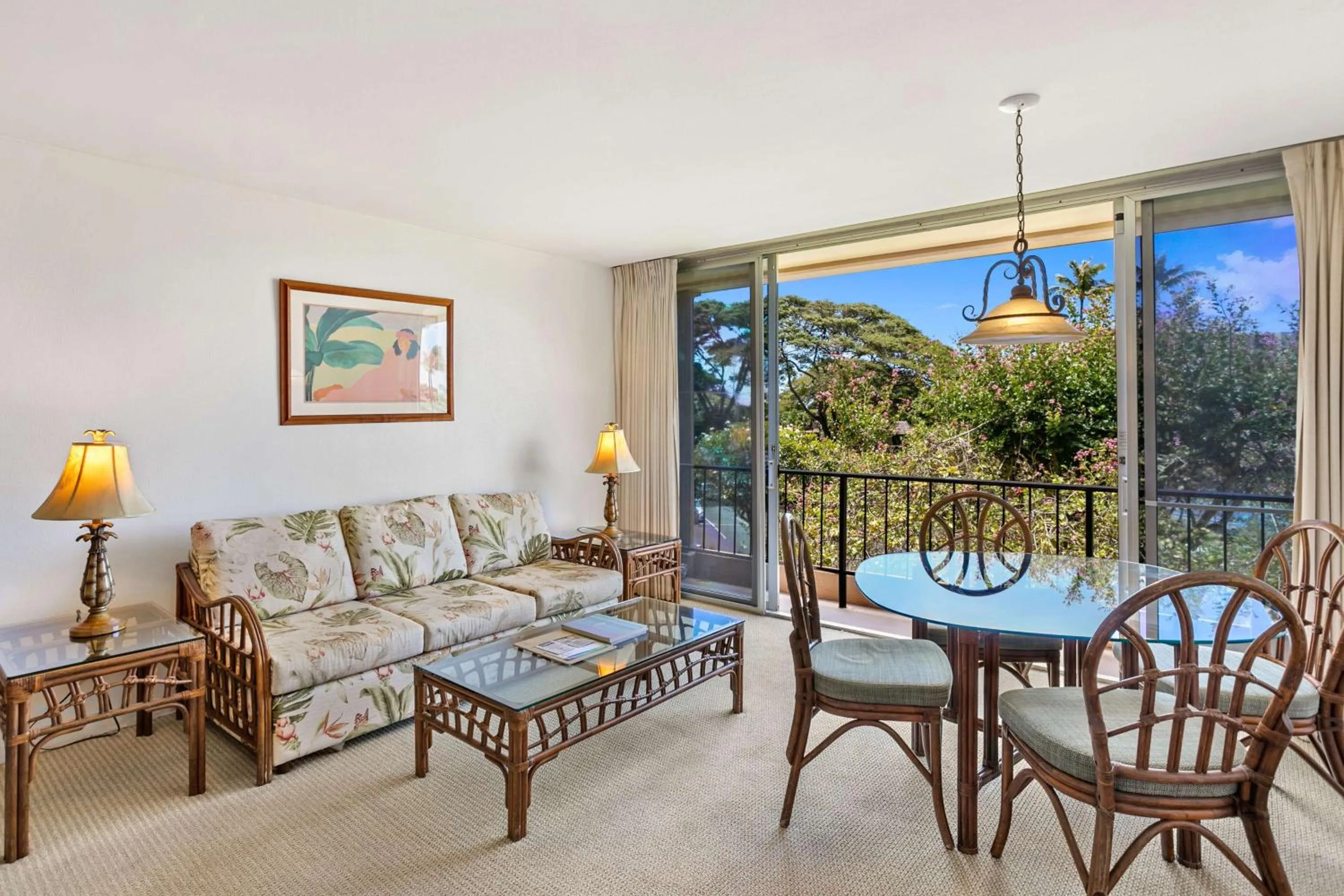 Patio in Aston Maui Kaanapali Villas