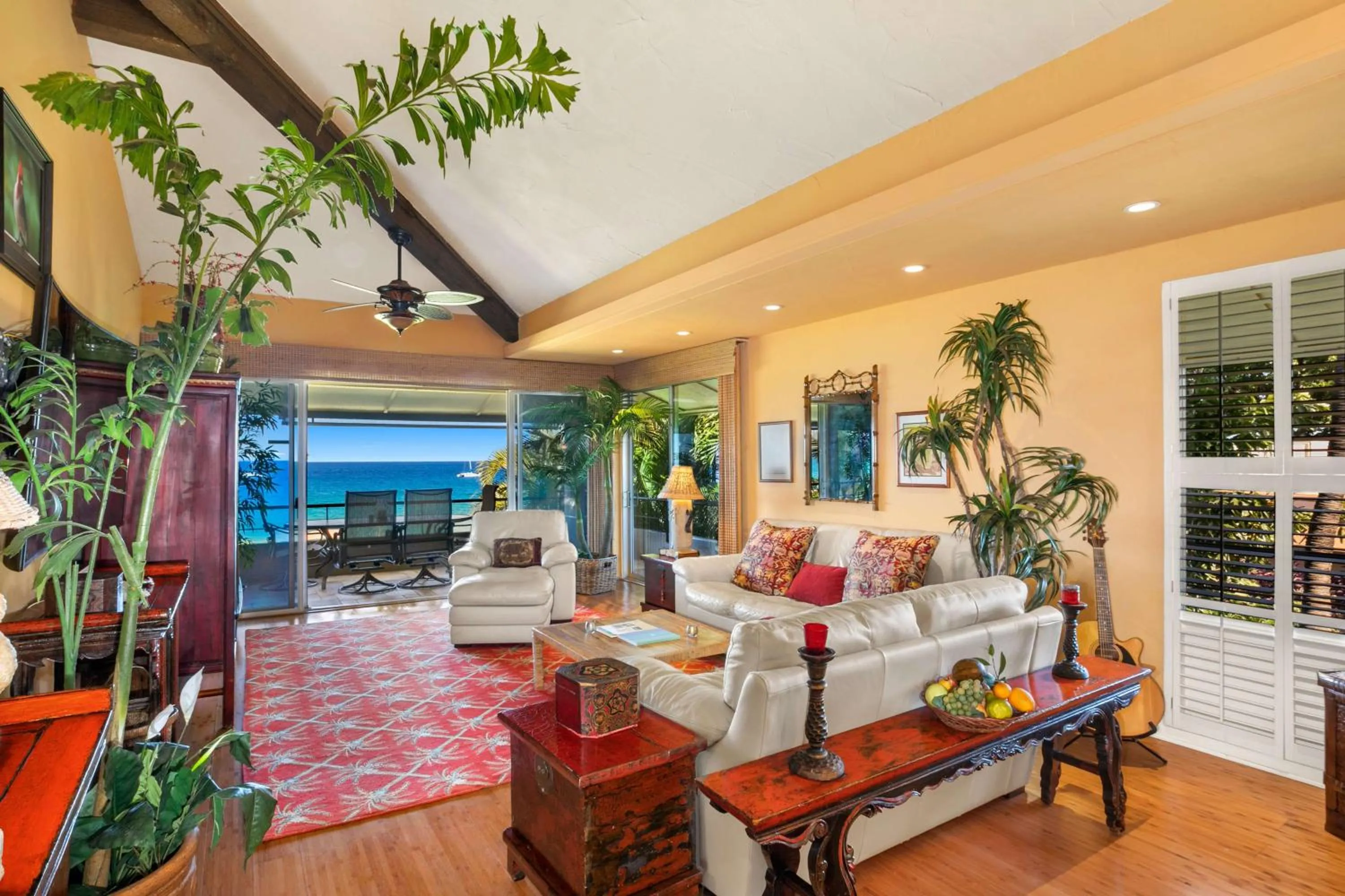 Patio in Aston Maui Kaanapali Villas