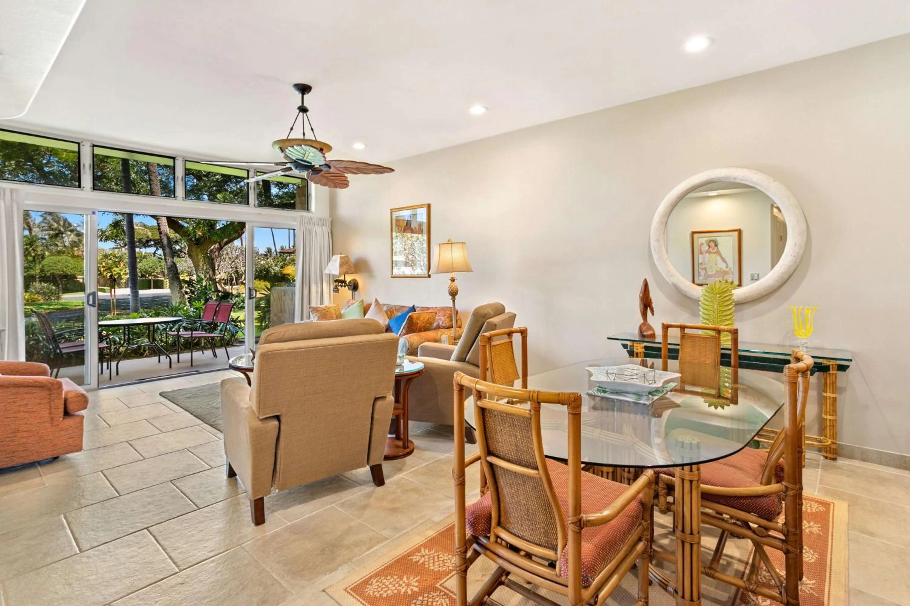 Patio in Aston Maui Kaanapali Villas