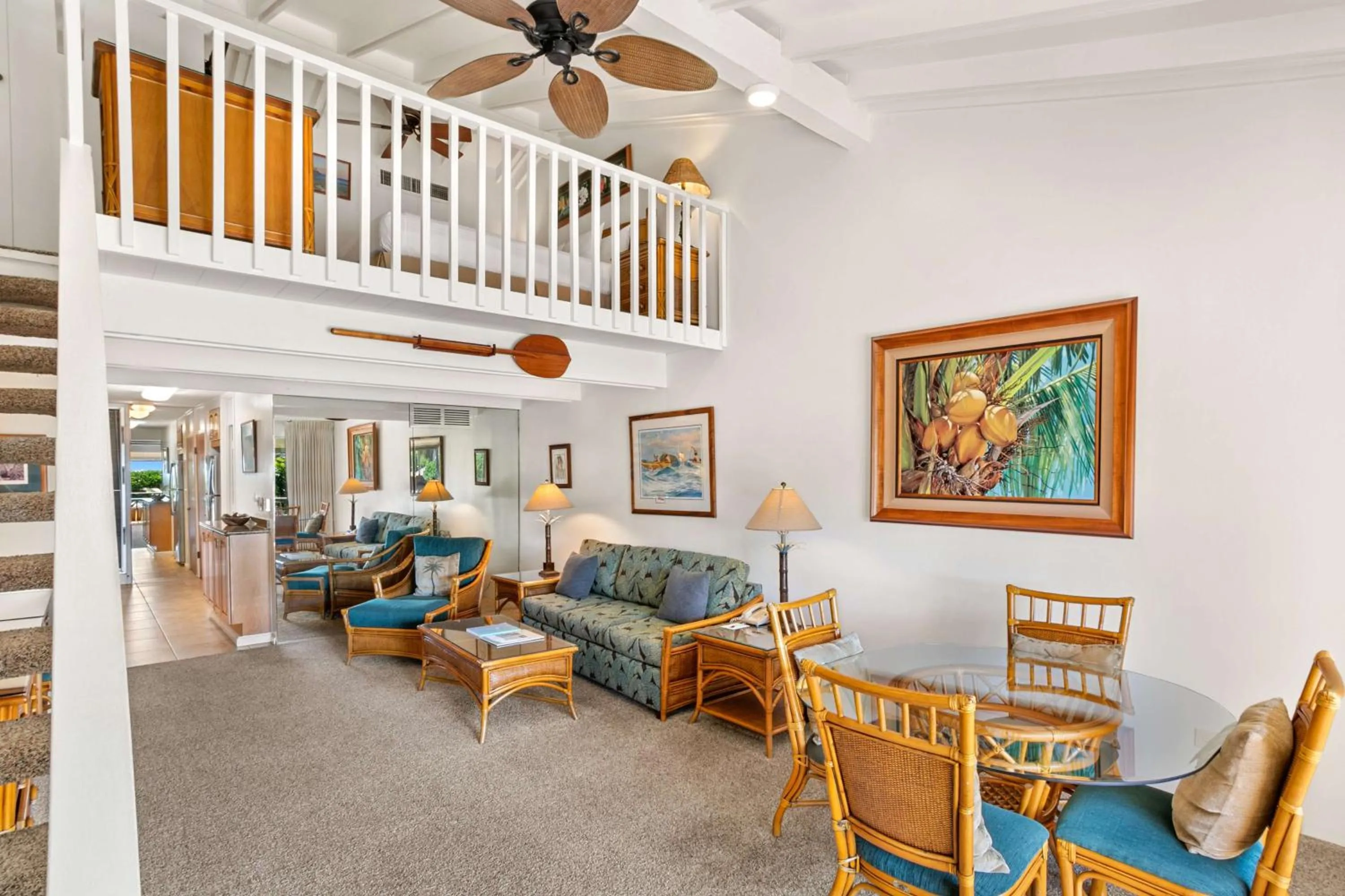 Living room in Aston Maui Kaanapali Villas