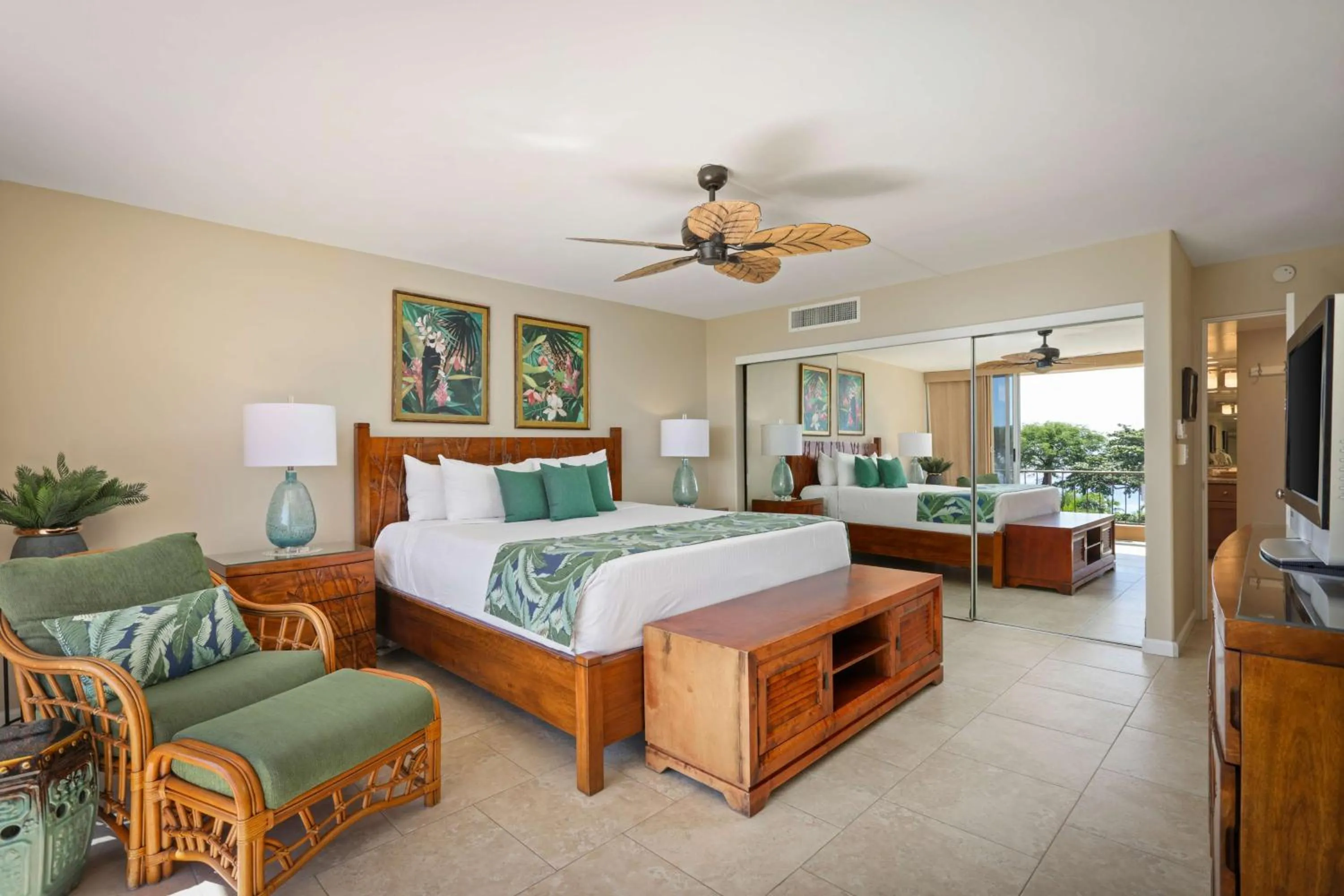 Bed in Aston Maui Kaanapali Villas