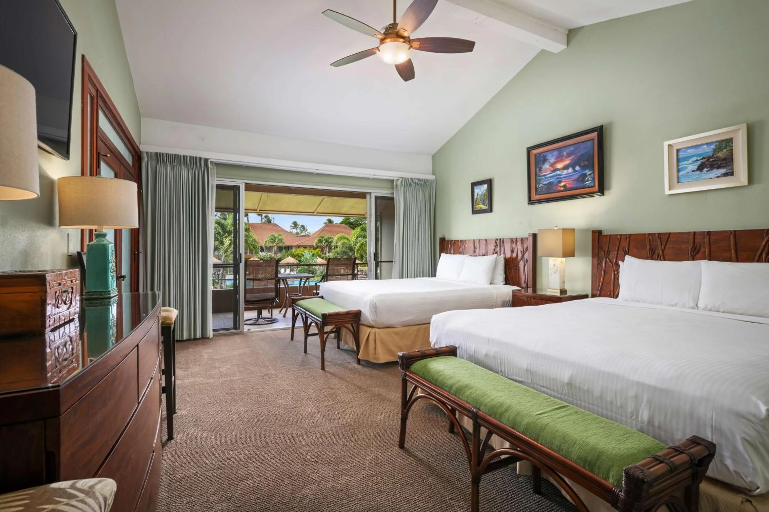 Bed in Aston Maui Kaanapali Villas