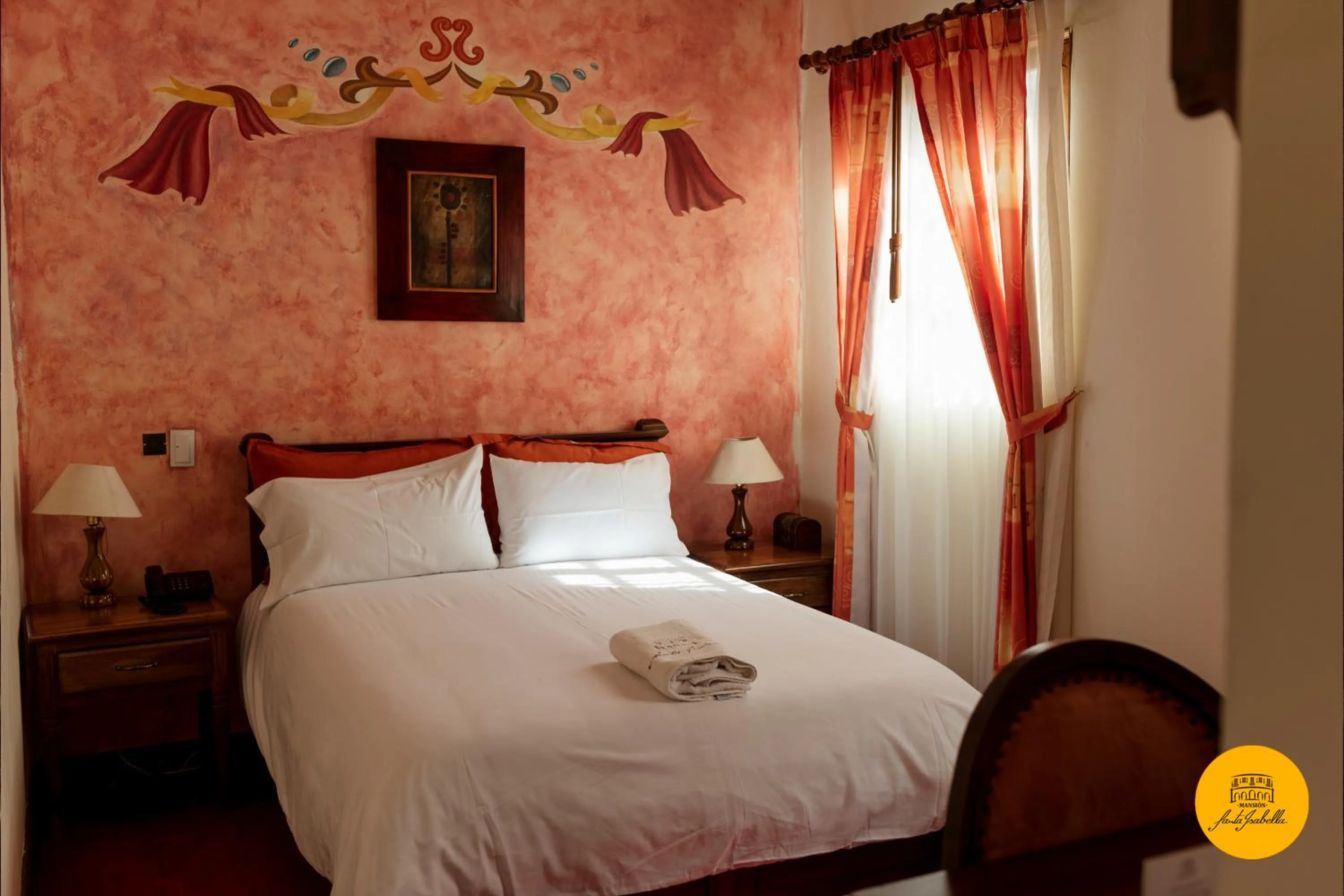 Bed in Hotel Spa Mansion Santa Isabella