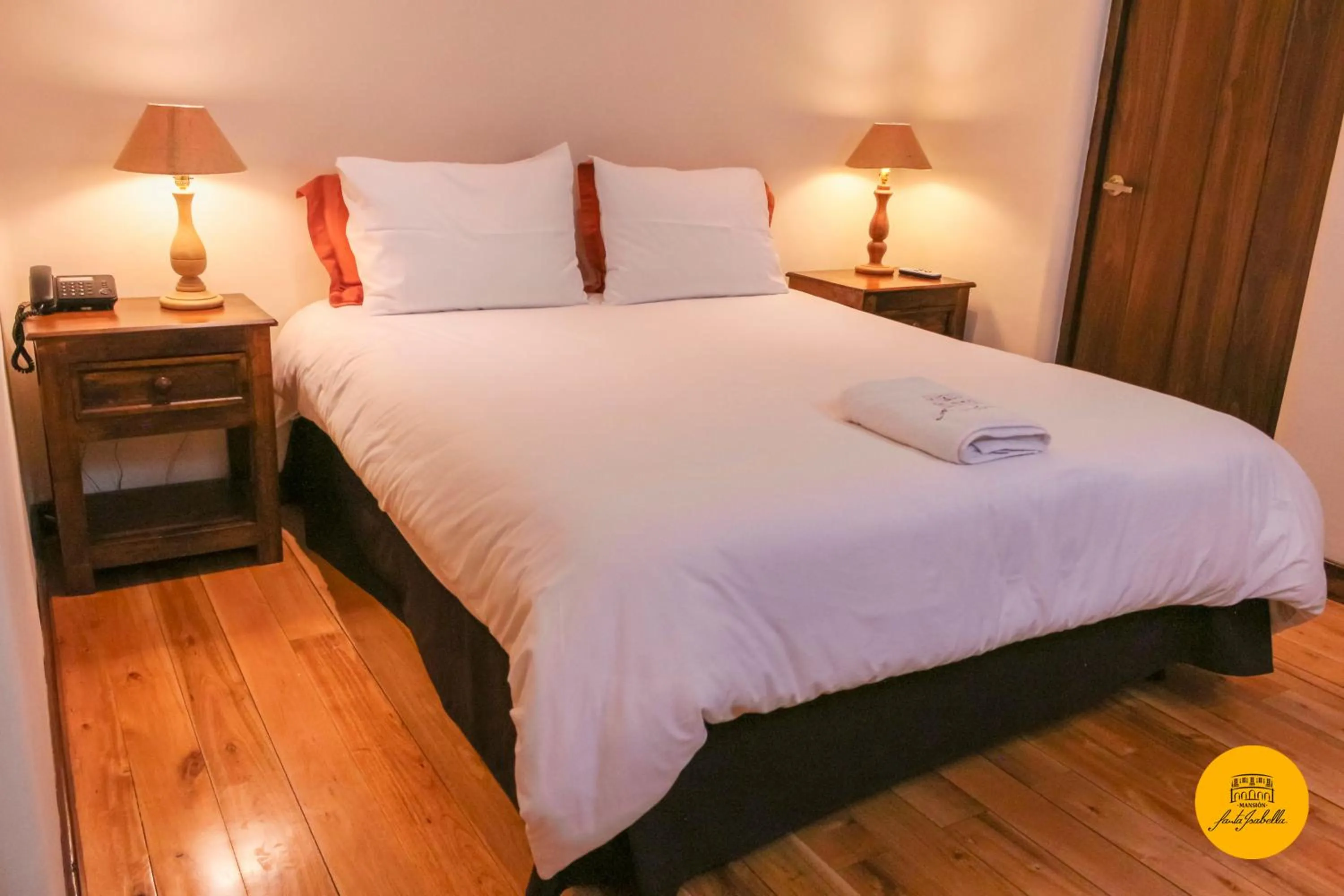 Bed in Hotel Spa Mansion Santa Isabella