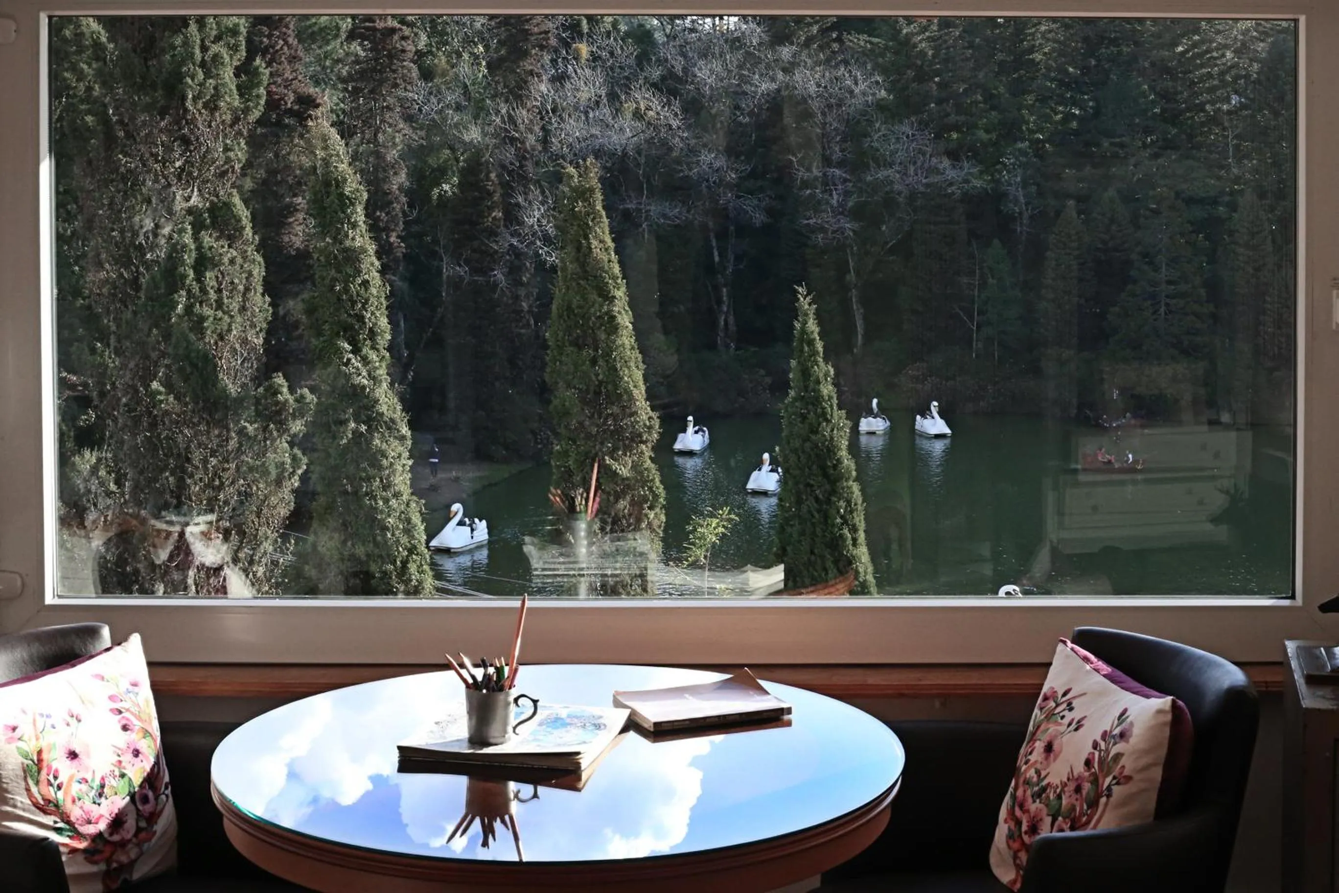 Lake view in Hotel Estalagem St. Hubertus