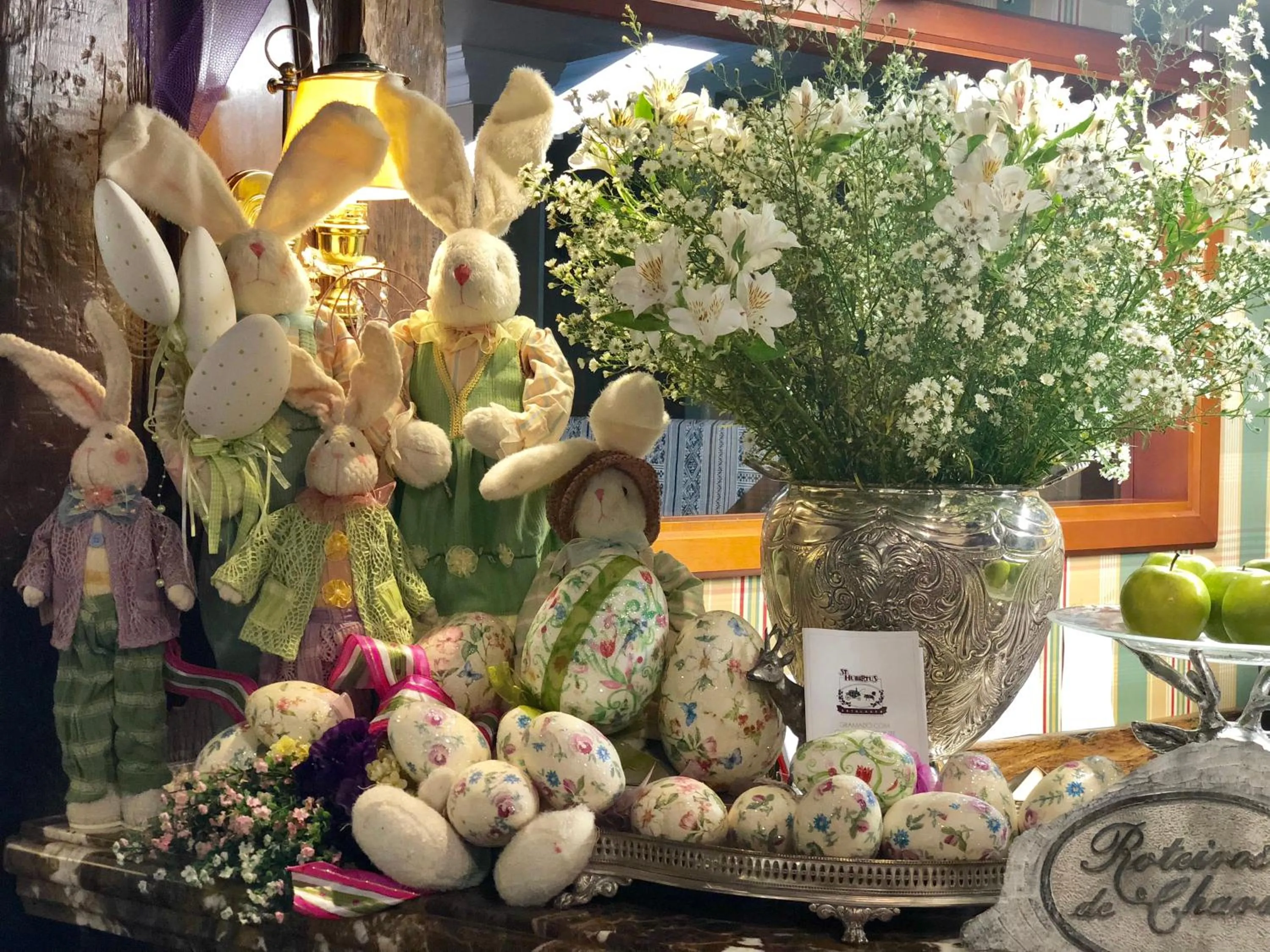 Decorative detail in Hotel Estalagem St. Hubertus