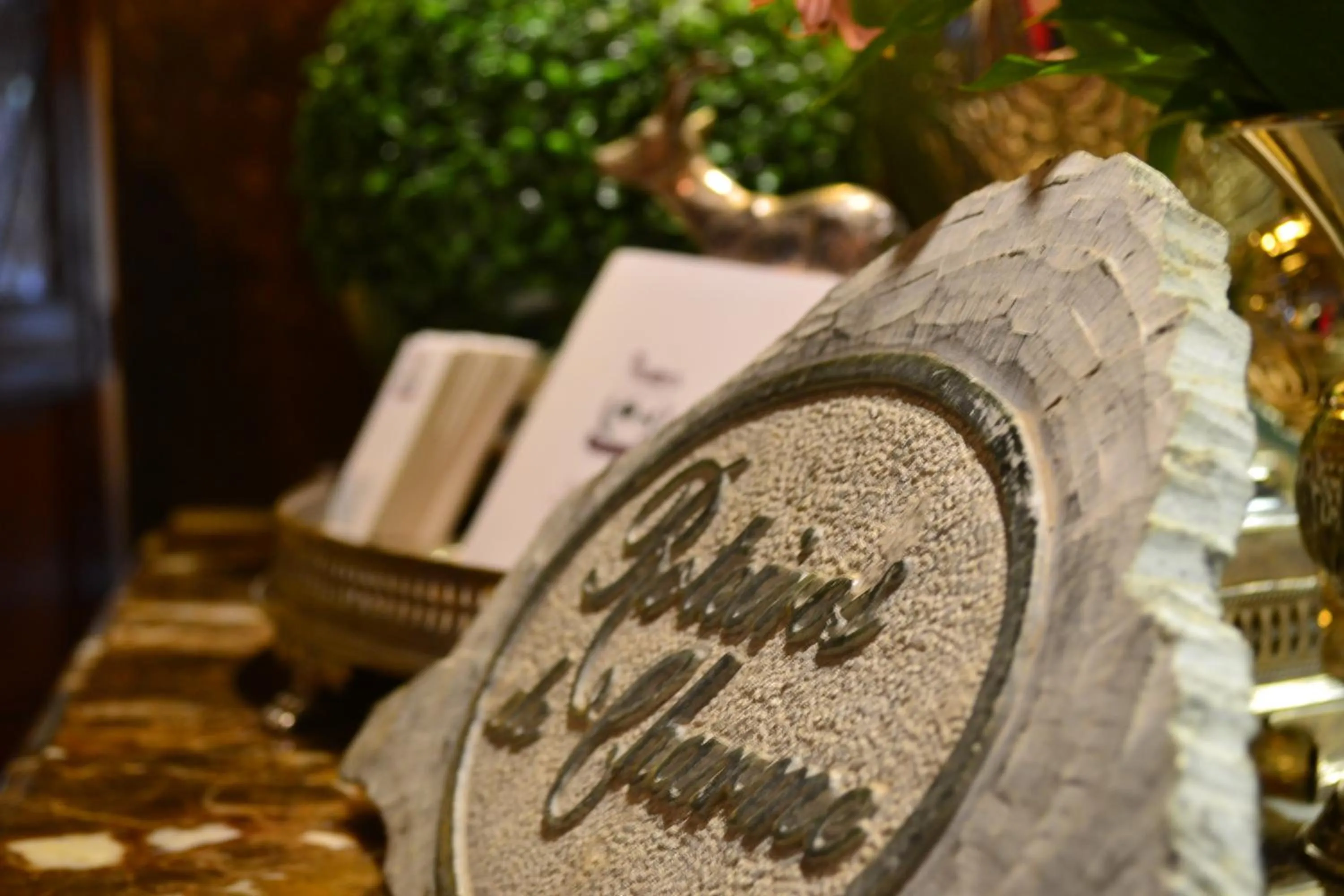 Decorative detail in Hotel Estalagem St. Hubertus